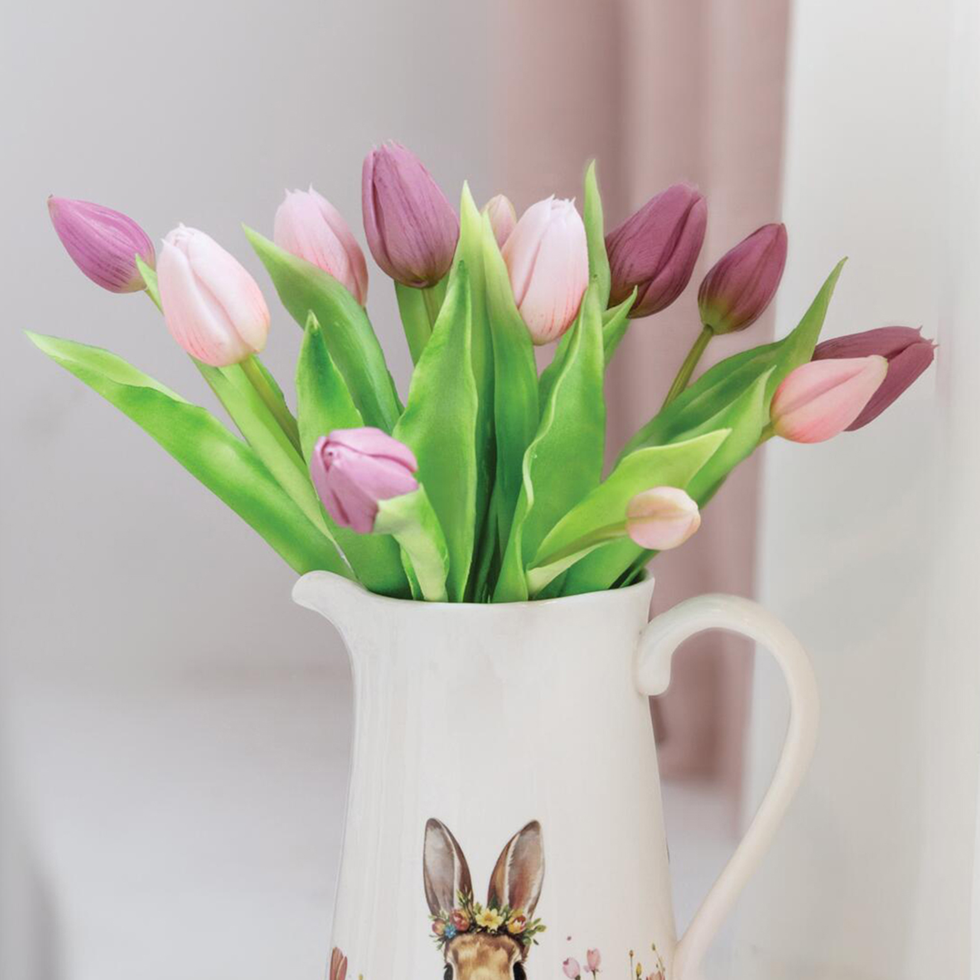 Acheter Lot de 14 tulipes "rose &amp; violet"  dans la boutique en ligne de Frank Flechtwaren