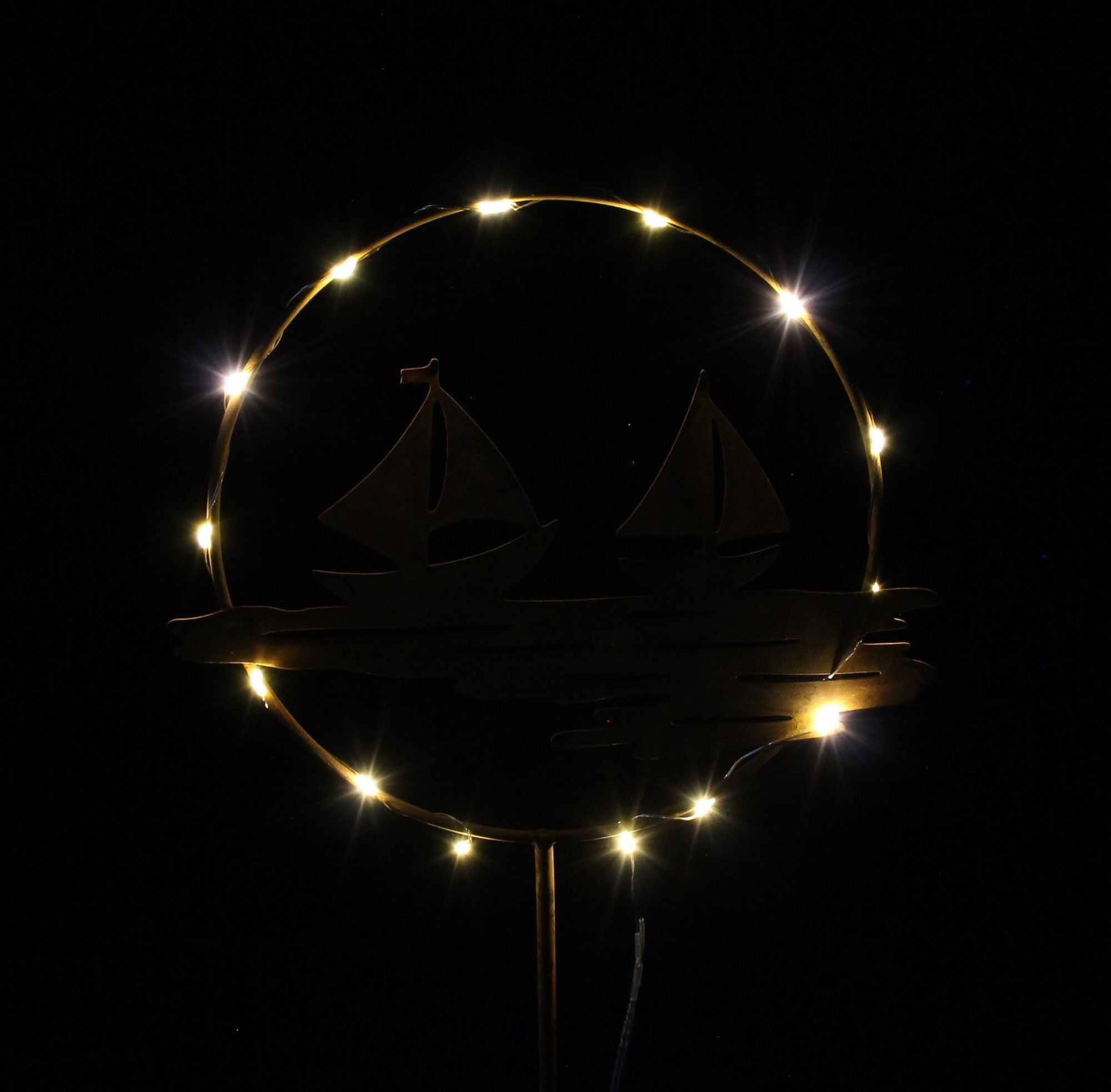 Acheter Pic LED "bateaux à voile"  dans la boutique en ligne de Frank Flechtwaren pour Luminaires de jardin