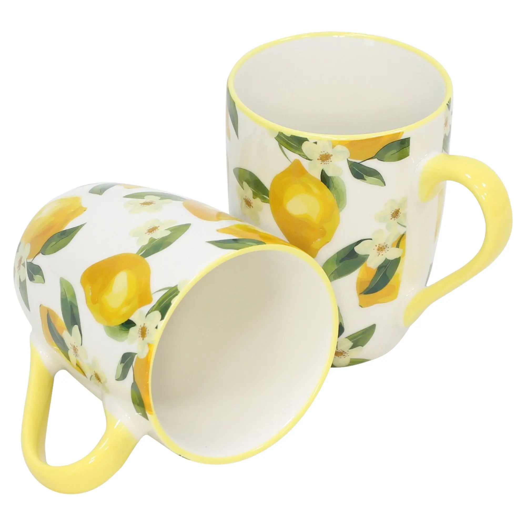 Acheter Lot de 2 tasses "Senteur d'été"  dans la boutique en ligne de Frank Flechtwaren pour Sorbet citron au