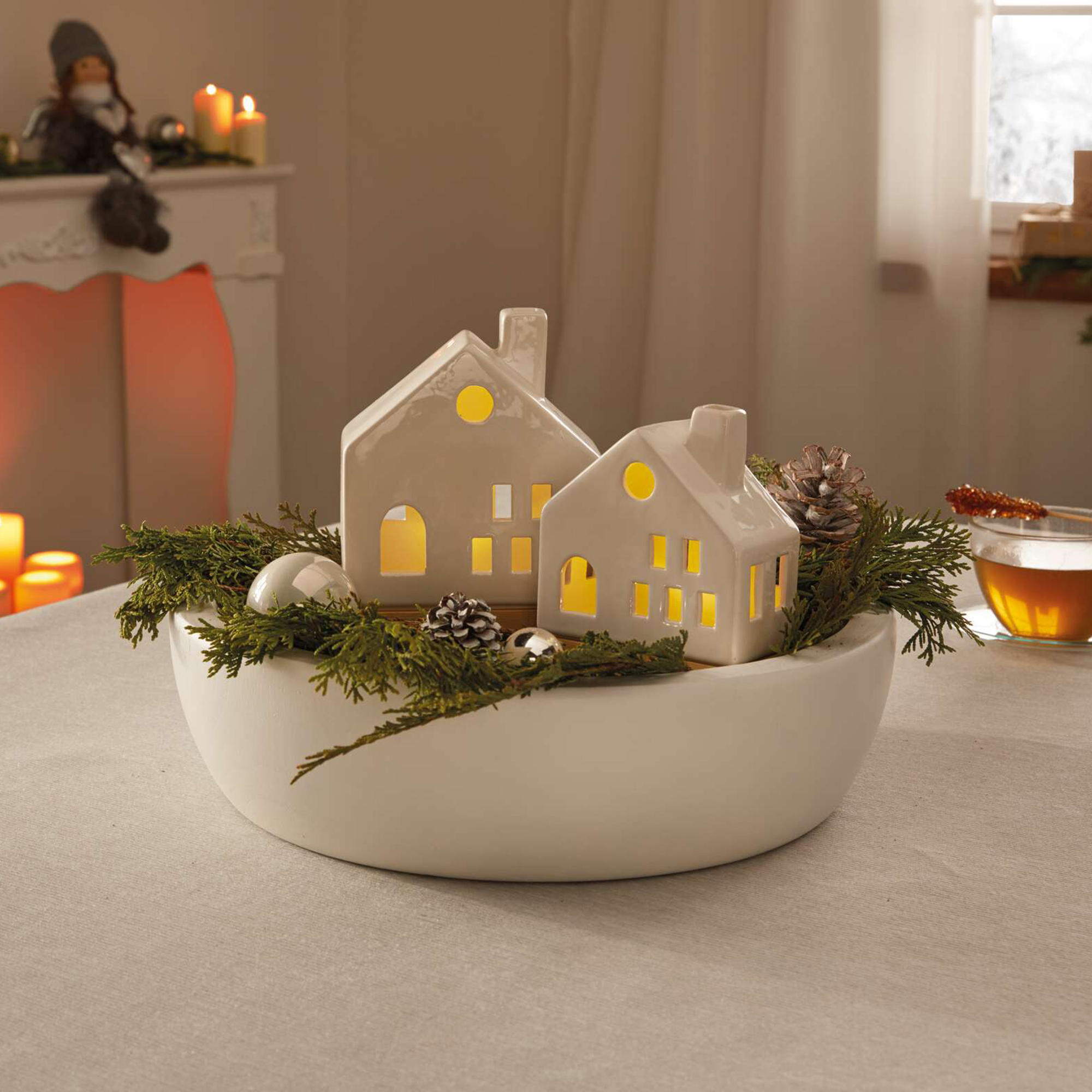 Acheter Coupe décorative "White"  dans la boutique en ligne de Frank Flechtwaren