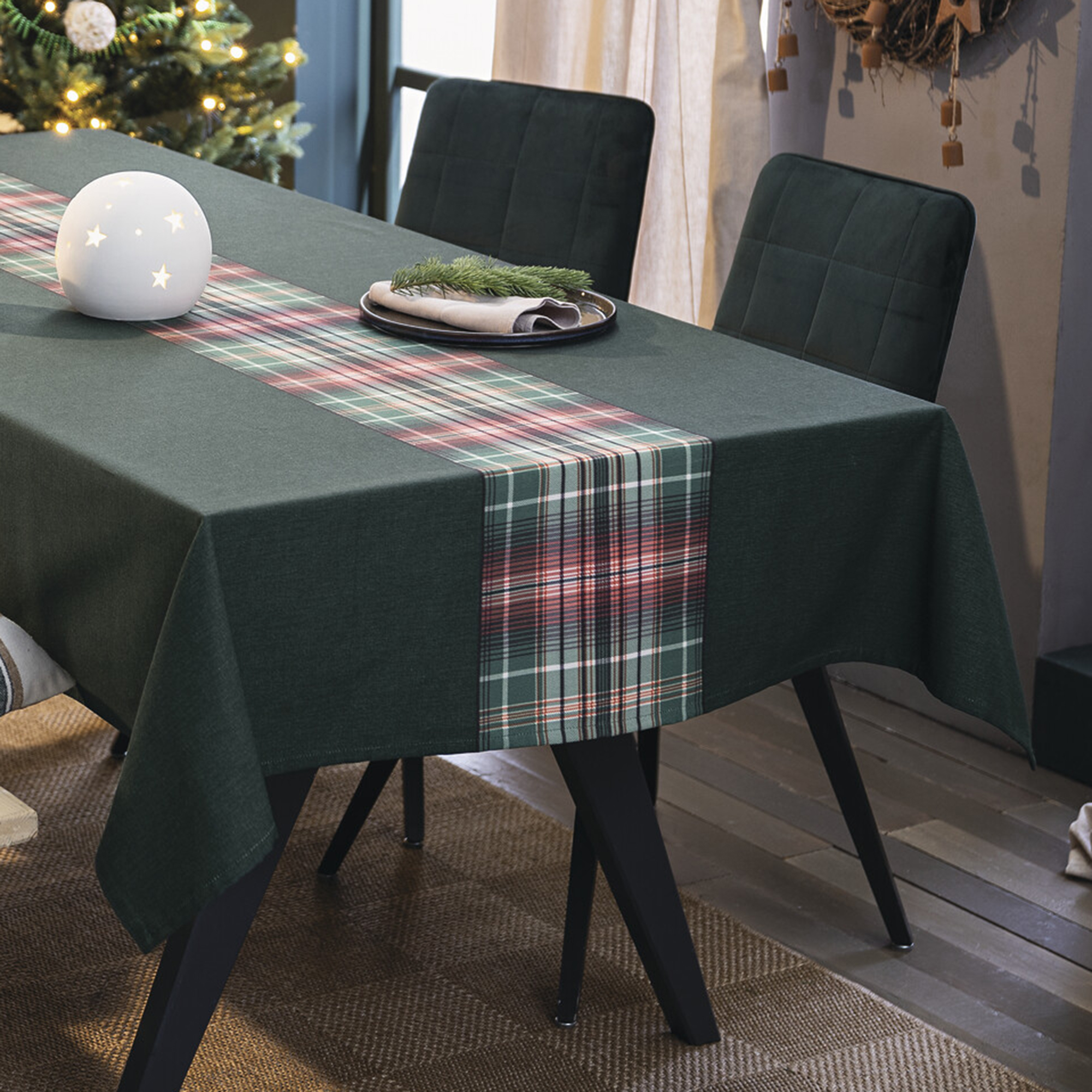 Acheter Nappe de table "carreaux verts" dans la boutique en ligne de Frank Flechtwaren pour Noël Acheter Nappe de table "carreaux verts" dans la boutique en ligne de Frank Flechtwaren pour Noël
