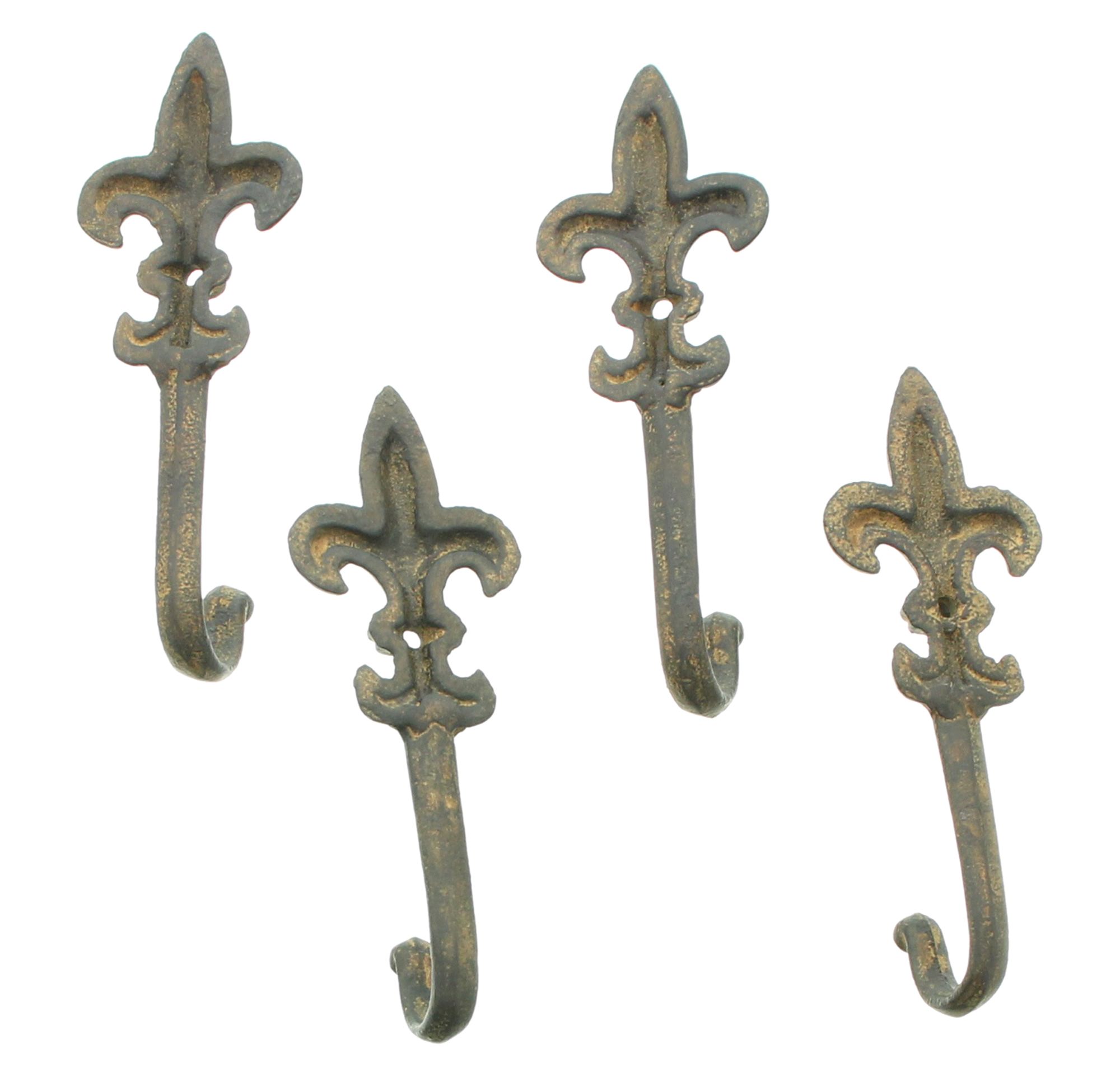 Acheter Lot de 4 crochets décoratifs "antique"  dans la boutique en ligne de Frank Flechtwaren pour Salle de bain
