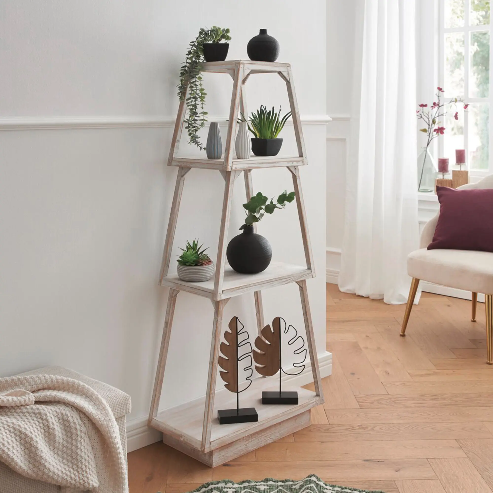 Acheter Étagère emboîtable "Shabby-Brown"  dans la boutique en ligne de Frank Flechtwaren