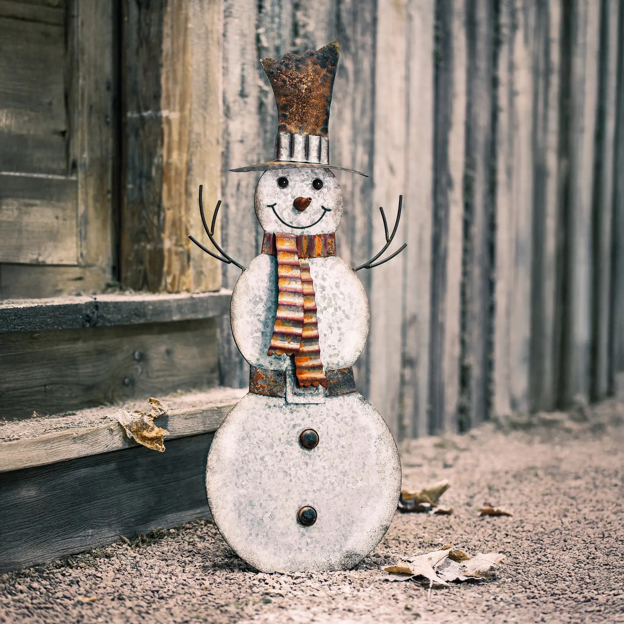 Acheter Figurine en métal "bonhomme de neige"  dans la boutique en ligne de Frank Flechtwaren