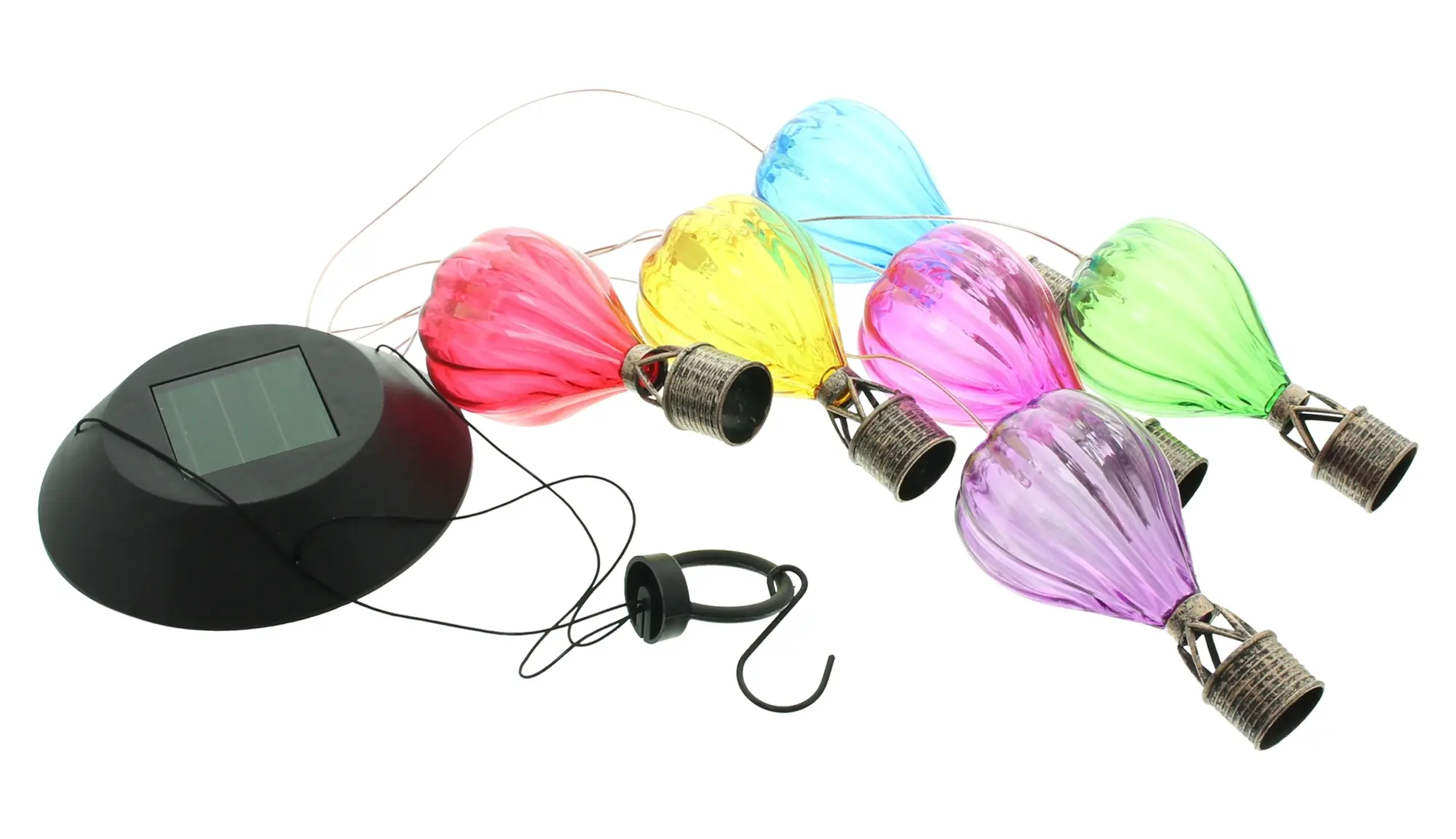 Acheter Mobile solaire "mongolfière"  dans la boutique en ligne de Frank Flechtwaren pour Éclairage solaire
