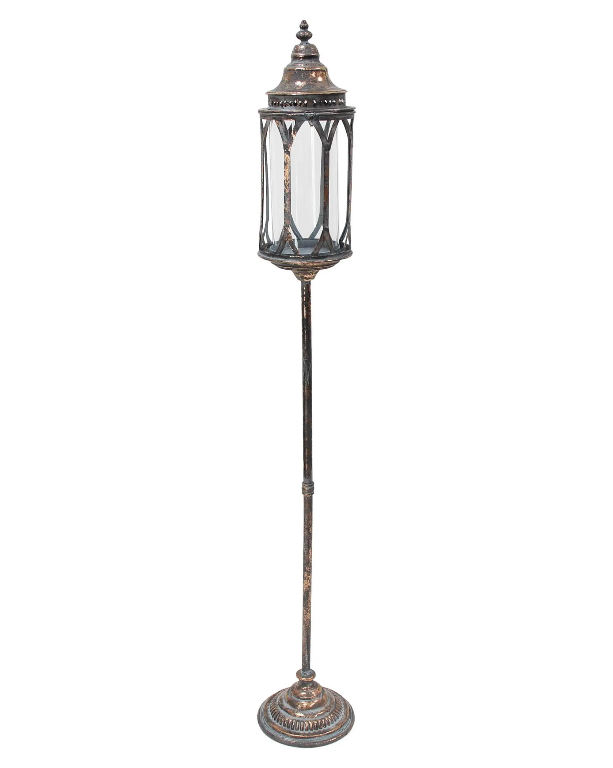 Acheter Lanterne sur pied « Metallic Vintage » dans la boutique en ligne de Frank Flechtwaren pour Lanternes