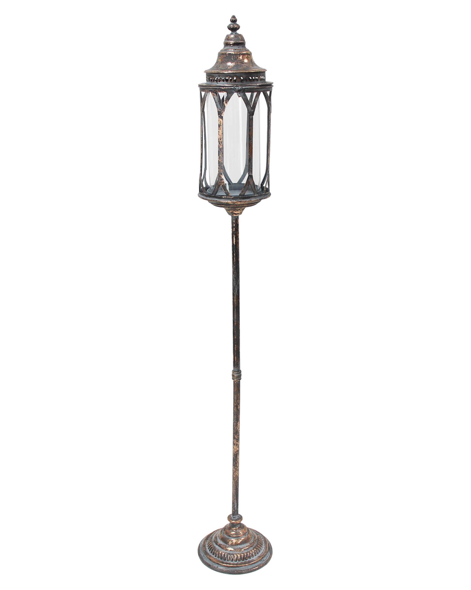 Acheter Lanterne sur pied « Metallic Vintage » dans la boutique en ligne de Frank Flechtwaren pour Lanternes