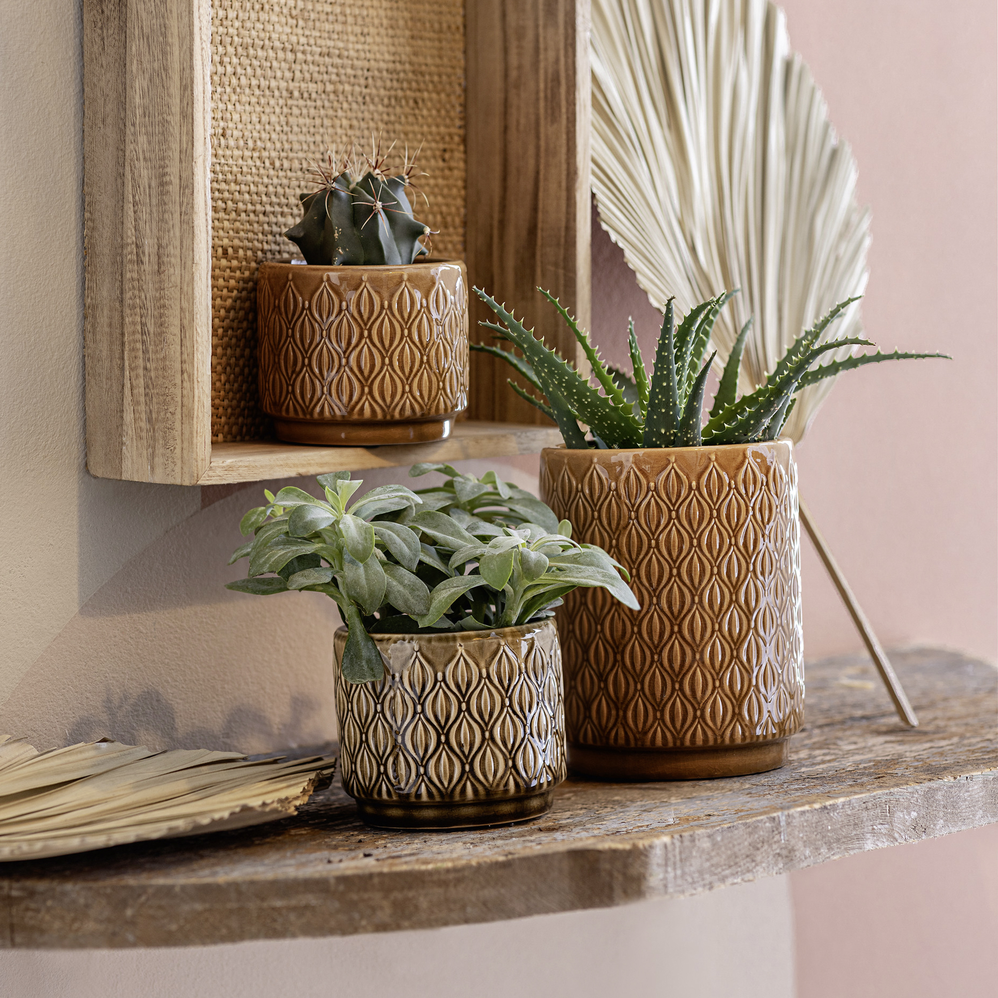 Acheter Pot de fleur "rétro", GM  dans la boutique en ligne de Frank Flechtwaren
