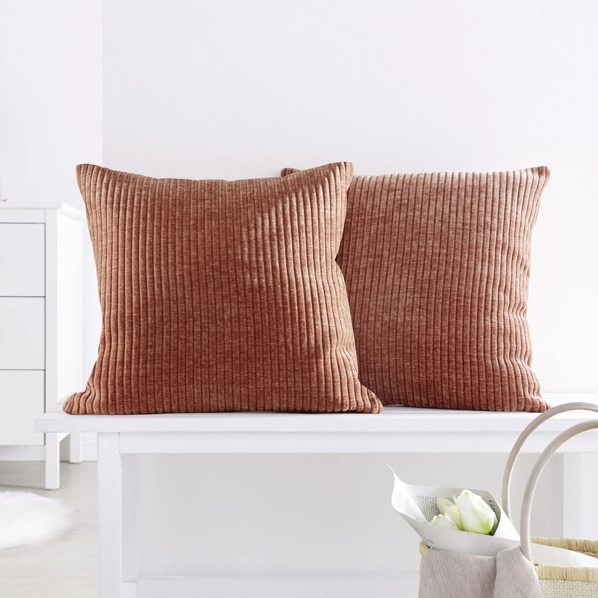 Acheter Housse de coussin "Rosewood"  dans la boutique en ligne de Frank Flechtwaren