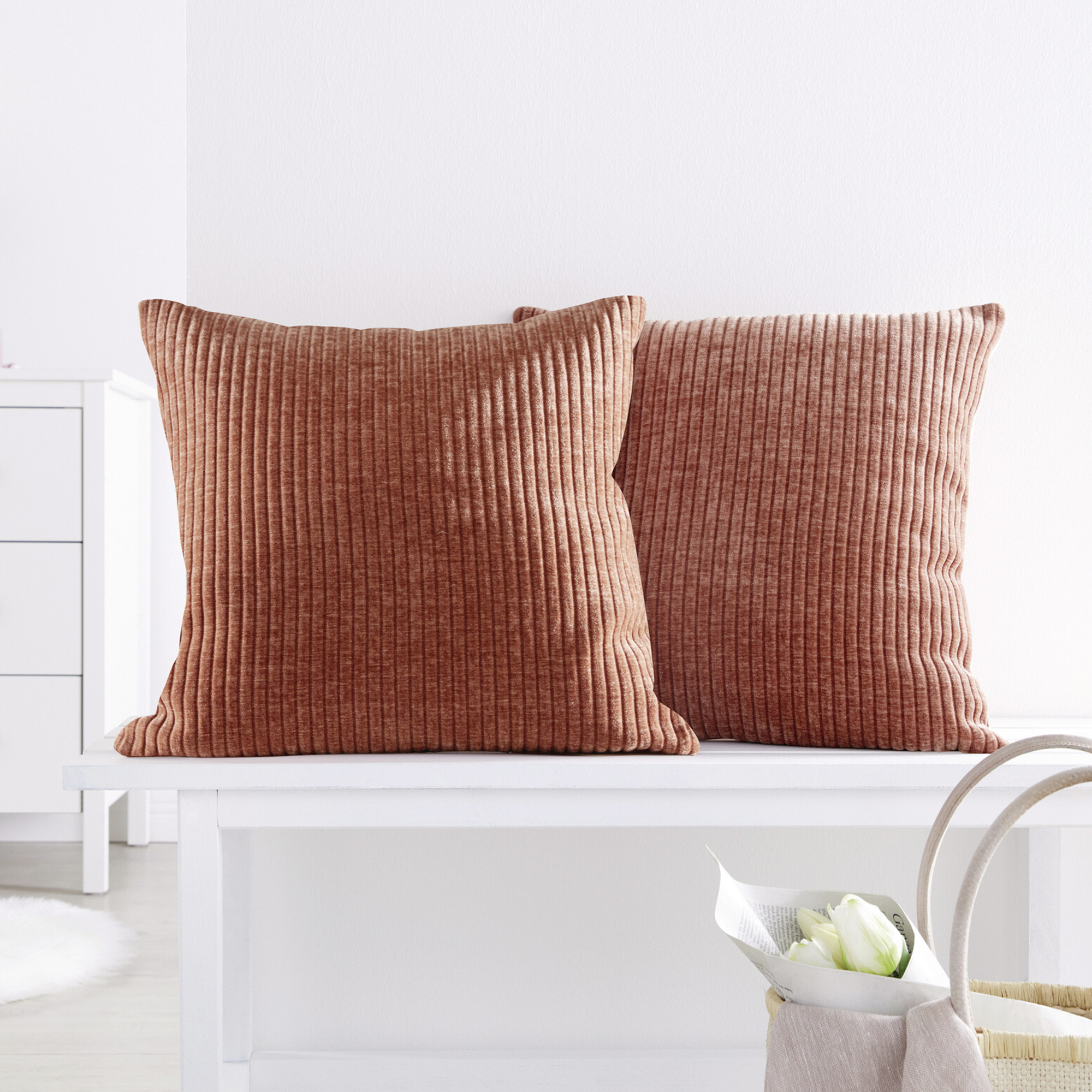 Acheter Housse de coussin "Rosewood"  dans la boutique en ligne de Frank Flechtwaren