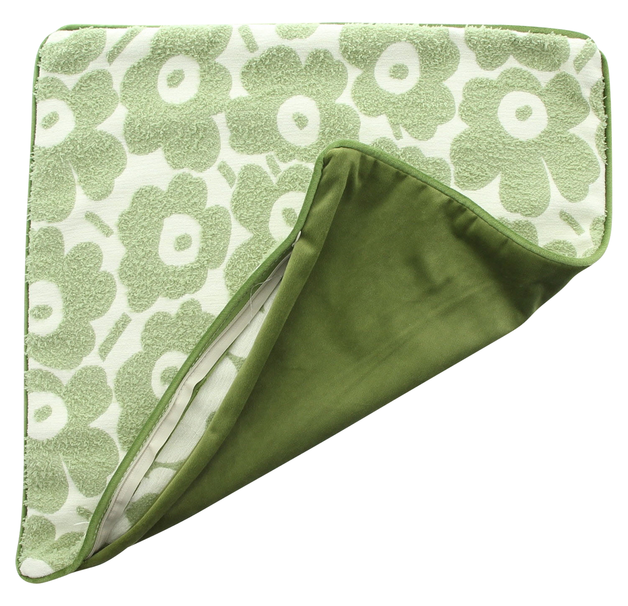 Acheter Housse de coussin "Green Flowers"  dans la boutique en ligne de Frank Flechtwaren pour Remplissages