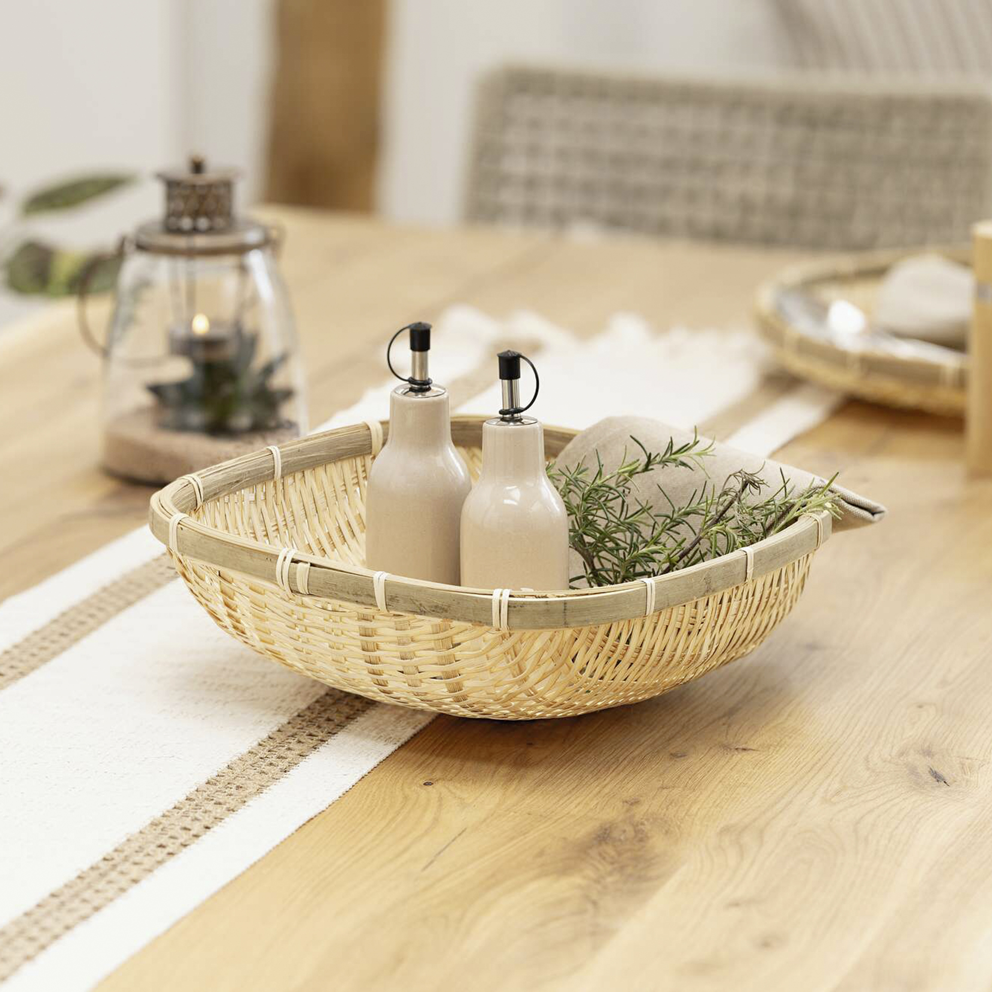 Acheter Coupe déco en bambou "bordure"  dans la boutique en ligne de Frank Flechtwaren