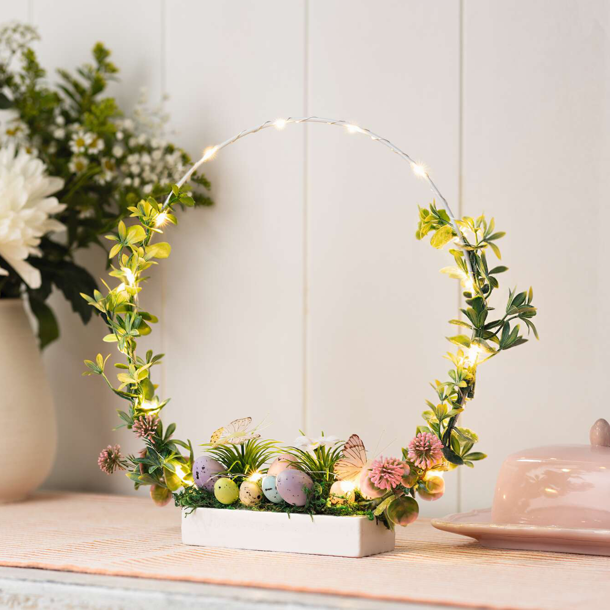 Acheter Anneau LED "prairie de Pâques"  dans la boutique en ligne de Frank Flechtwaren