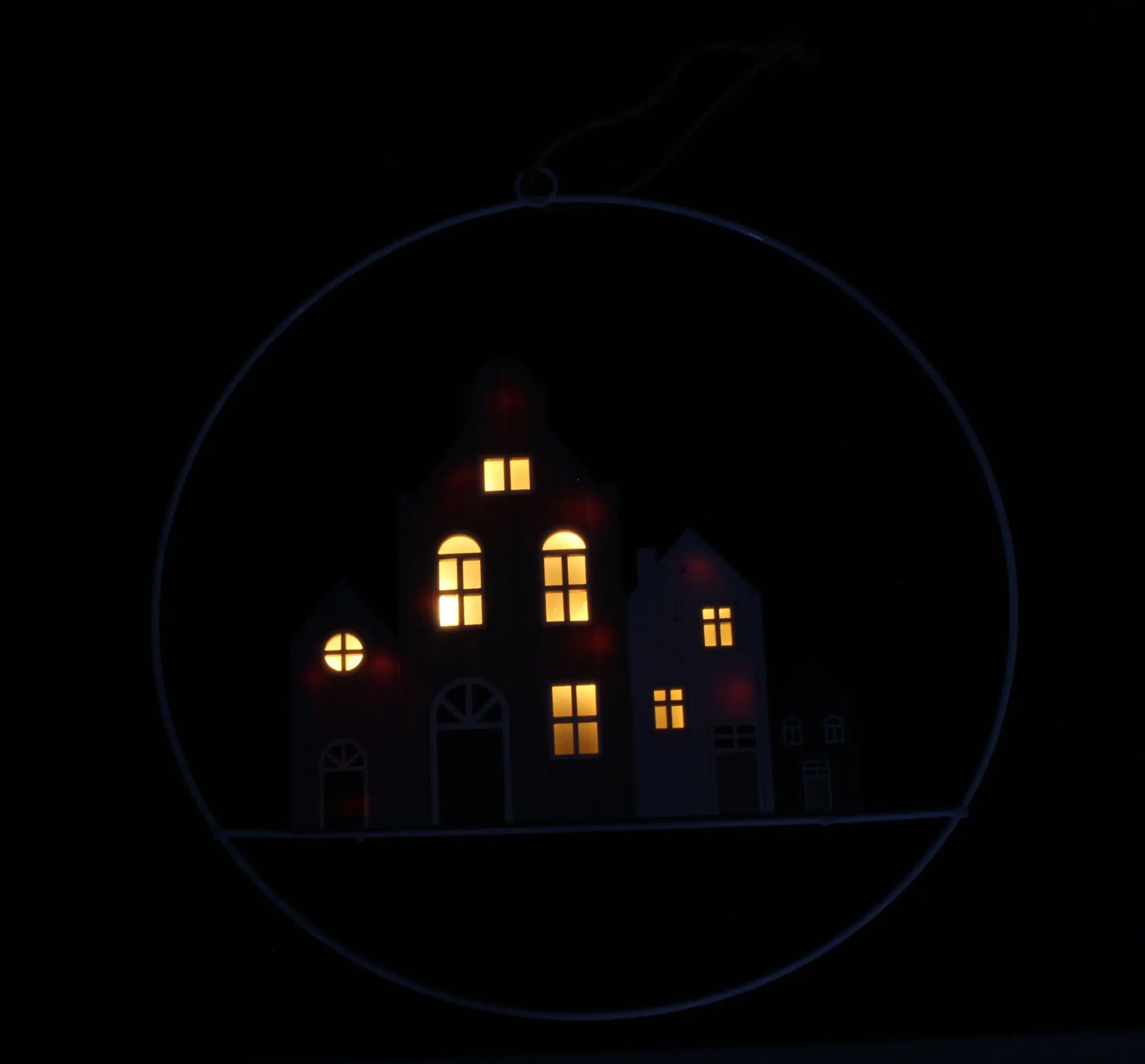Acheter Suspension LED "maisons"  dans la boutique en ligne de Frank Flechtwaren pour Décorations à suspendre
