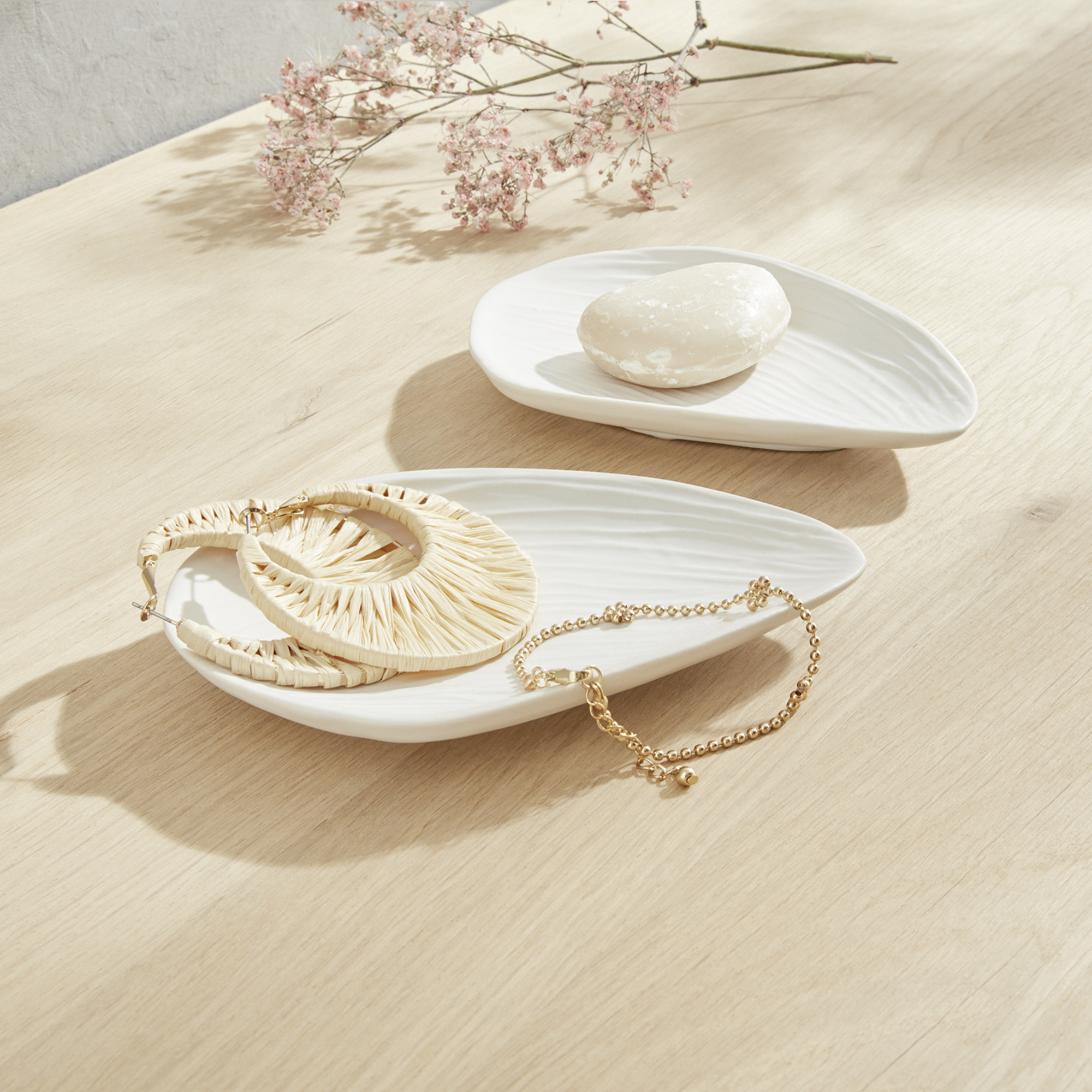 Acheter Lot de 2 porte-savons "coquillage"  dans la boutique en ligne de Frank Flechtwaren