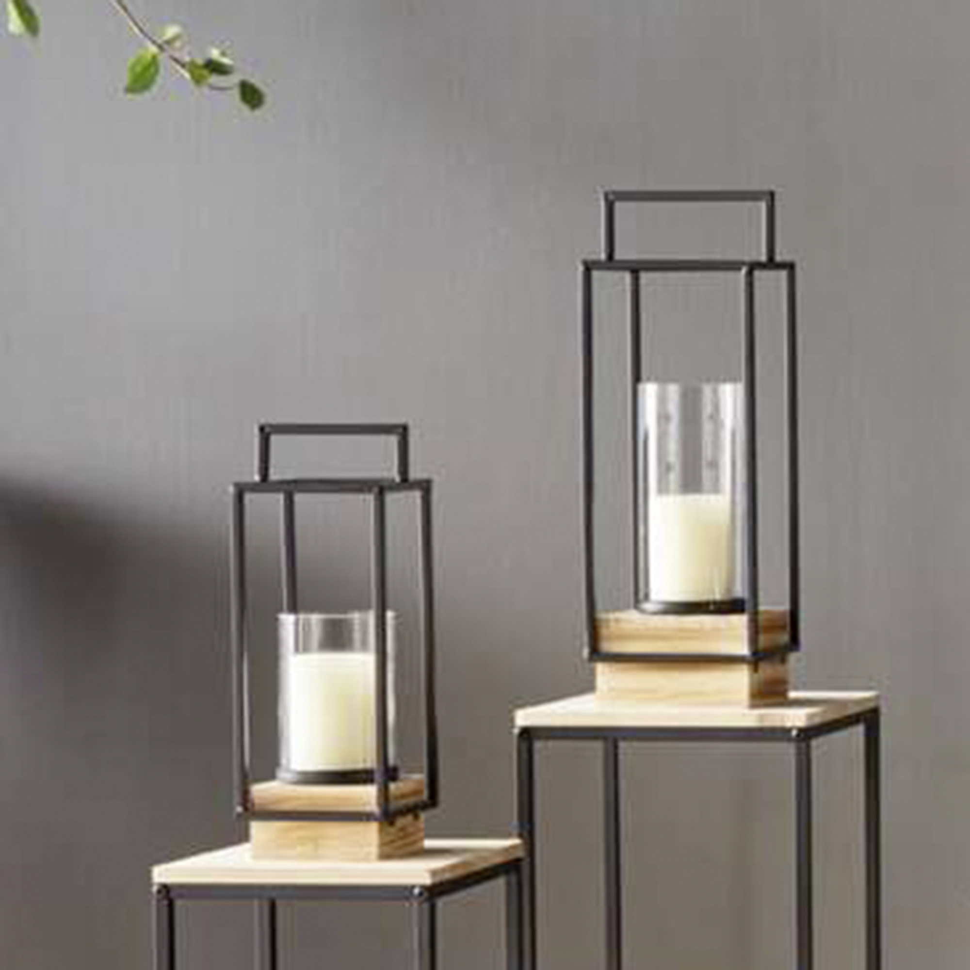 Acheter Lot de 2 lanternes "Industrial Modern "  dans la boutique en ligne de Frank Flechtwaren