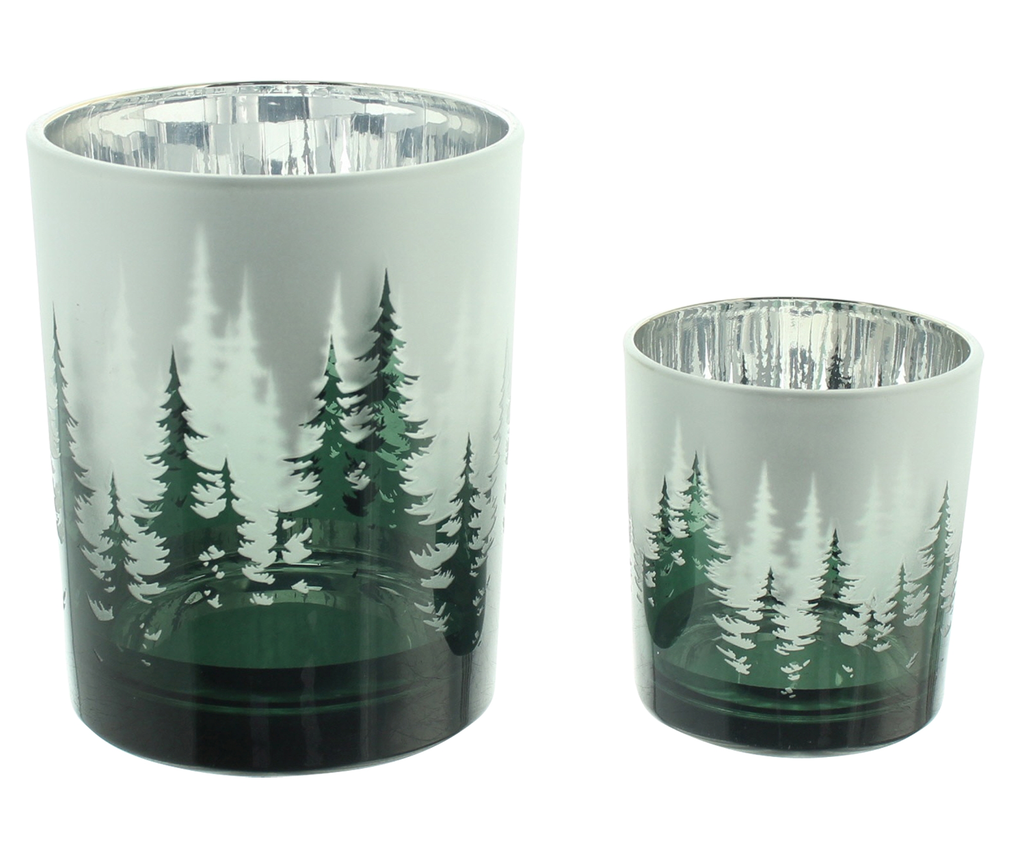 Acheter Lot de 2 photophores "forêt"  dans la boutique en ligne de Frank Flechtwaren pour Lumières d'automne