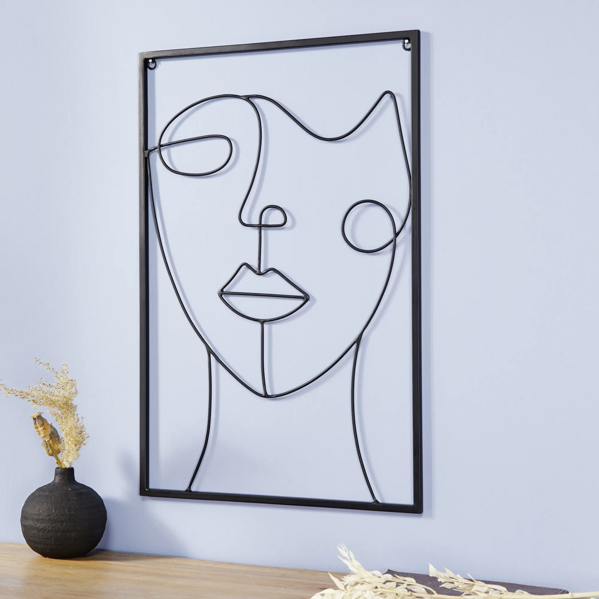 Acheter Tableau métallique "madame"  dans la boutique en ligne de Frank Flechtwaren