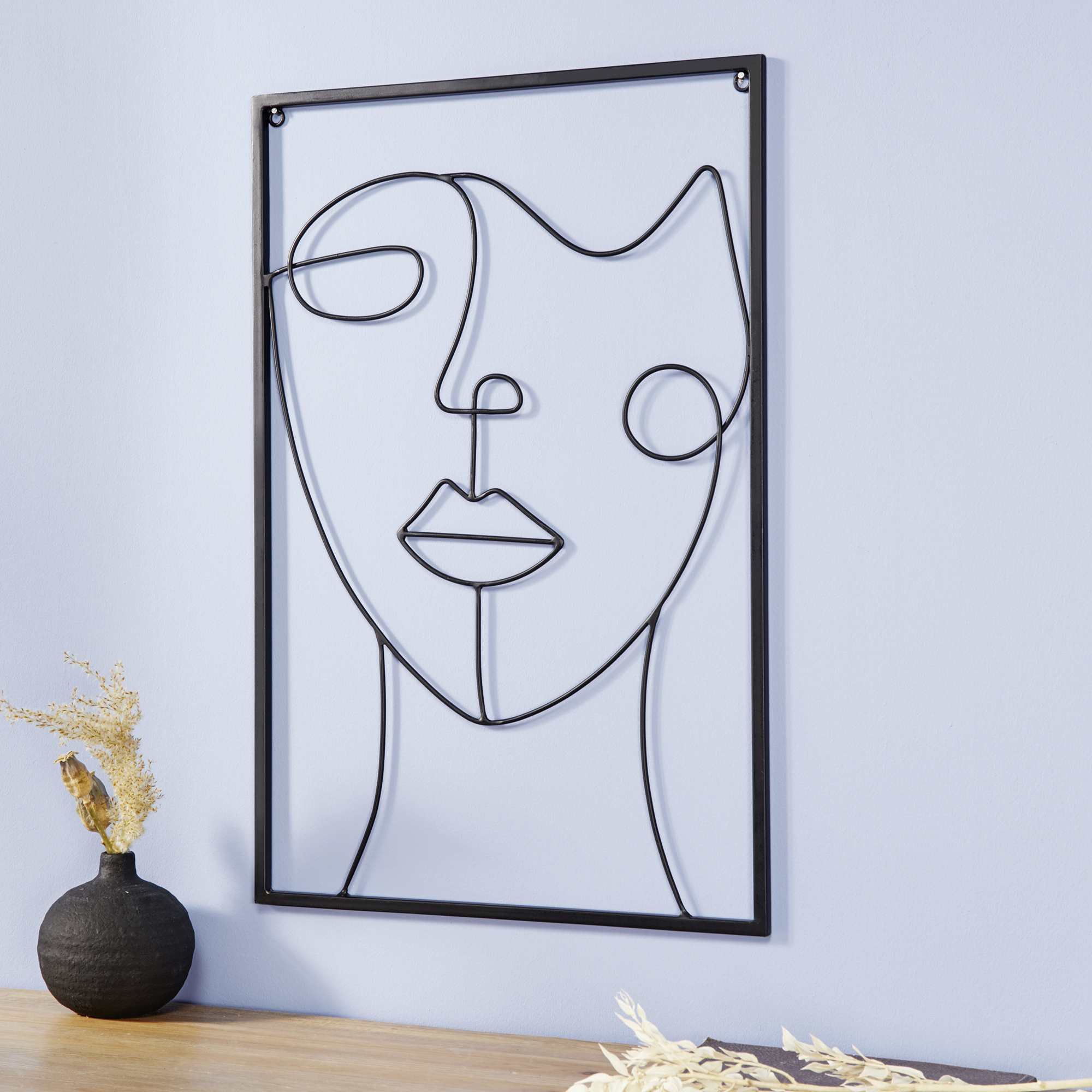 Acheter Tableau métallique "madame"  dans la boutique en ligne de Frank Flechtwaren