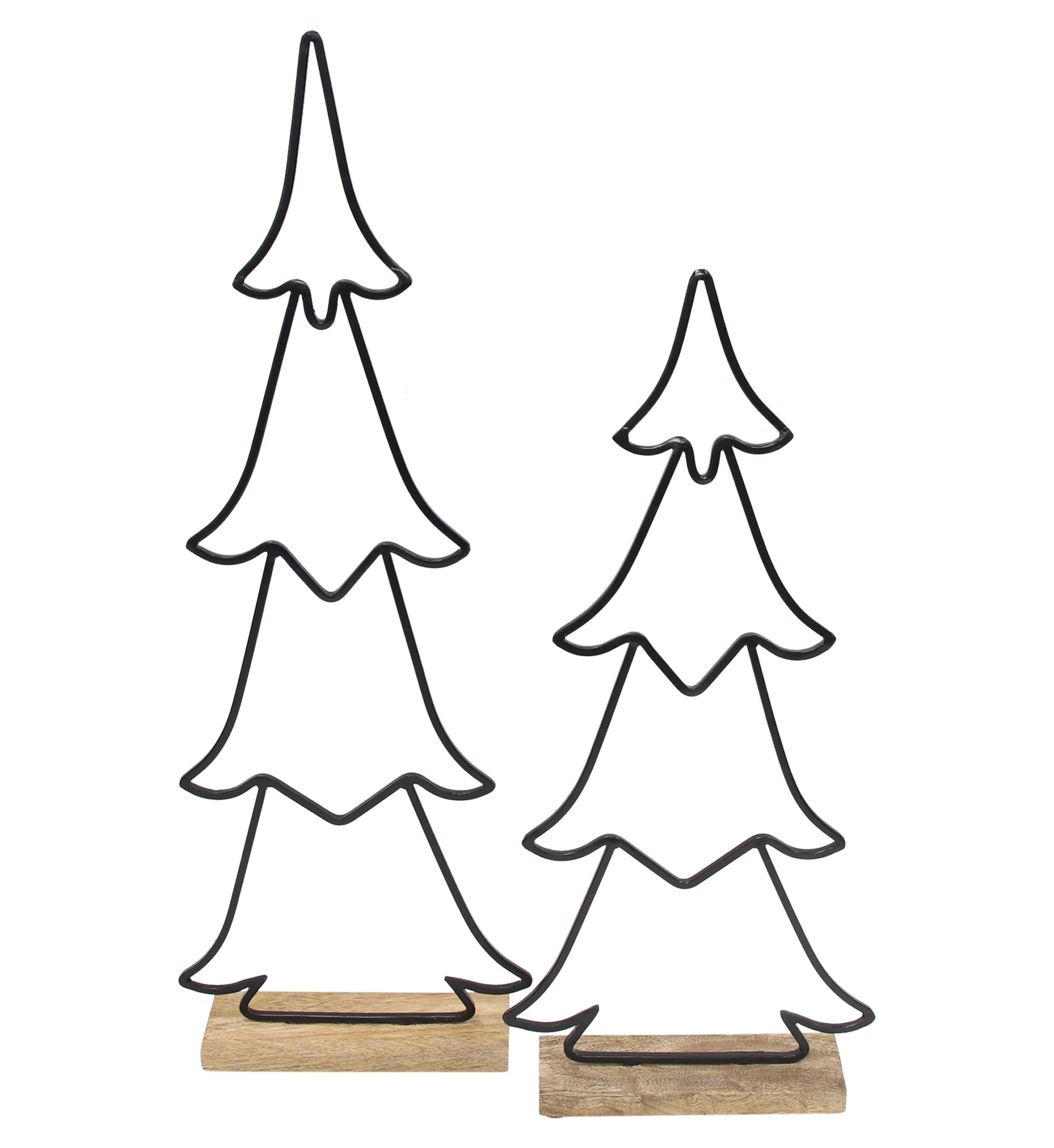 Acheter Sapin décoratif « Grande », 2 lot de set dans la boutique en ligne de Frank Flechtwaren pour Sapins