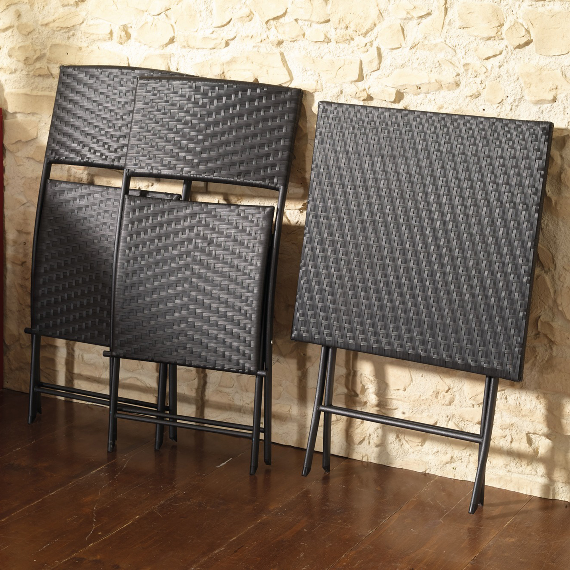Acheter Set bistrot "pure élégance" 3 pcs dans la boutique en ligne de Frank Flechtwaren pour Jardin & balcon Acheter Set bistrot "pure élégance" 3 pcs dans la boutique en ligne de Frank Flechtwaren pour Jardin & balcon