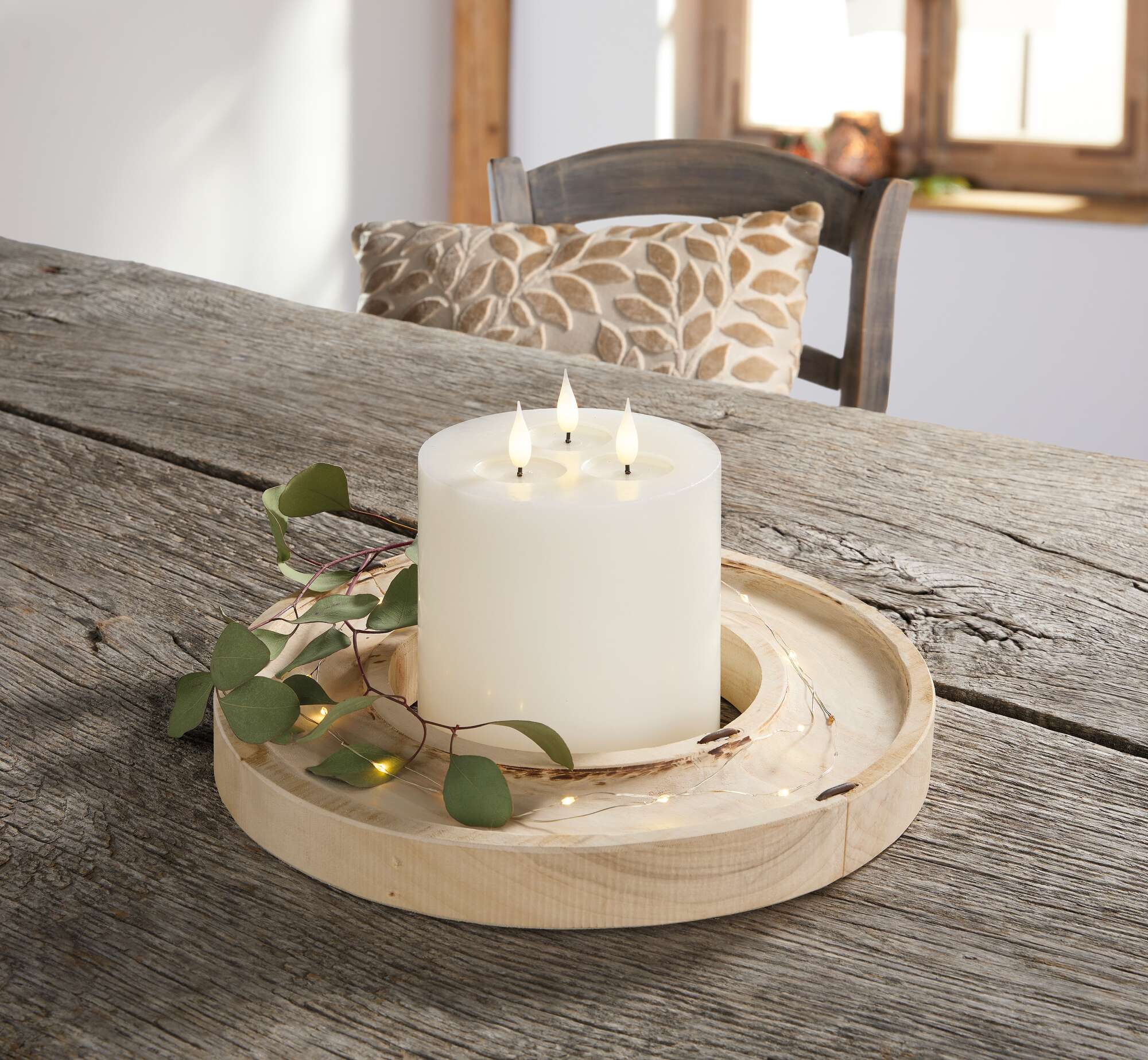 Acheter Bougie 3 mèches "classique"  dans la boutique en ligne de Frank Flechtwaren