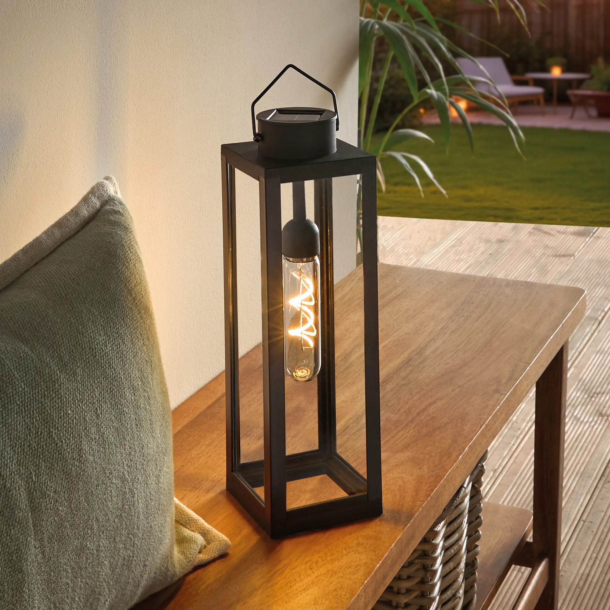Acheter Lampe solaire LED "Lanterne"  dans la boutique en ligne de Frank Flechtwaren