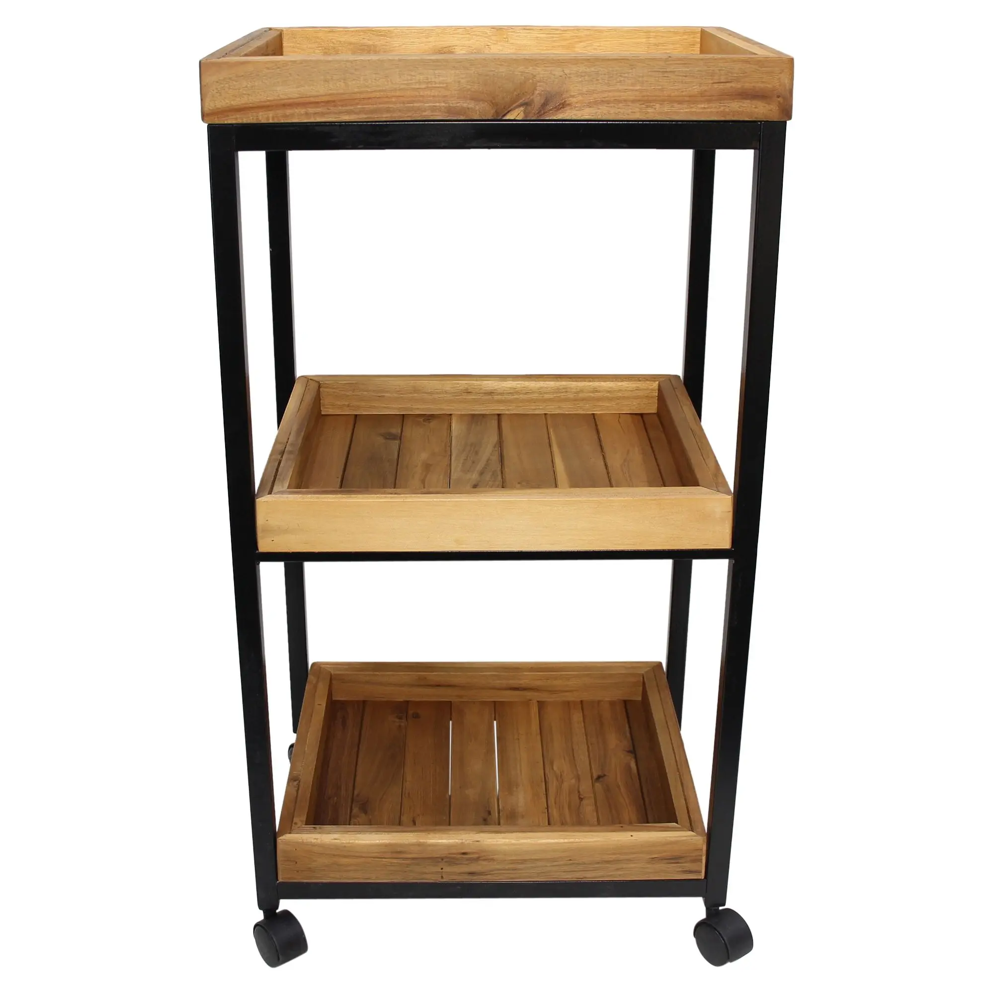 Acheter Chariot de desserte "Living-Wood"  dans la boutique en ligne de Frank Flechtwaren pour Tables