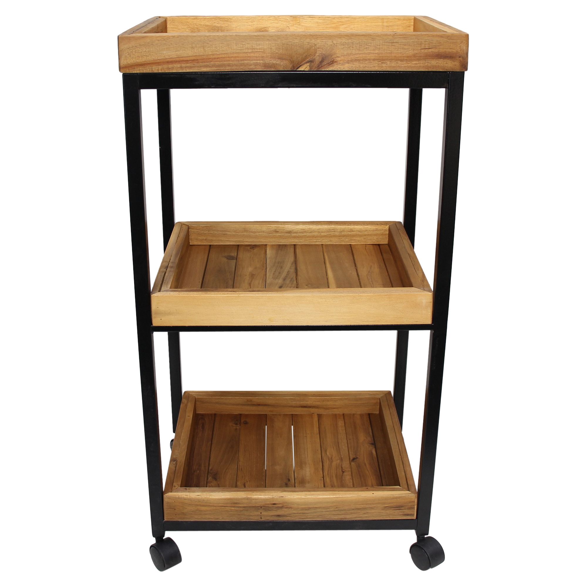 Acheter Chariot de desserte "Living-Wood"  dans la boutique en ligne de Frank Flechtwaren pour Cuisine