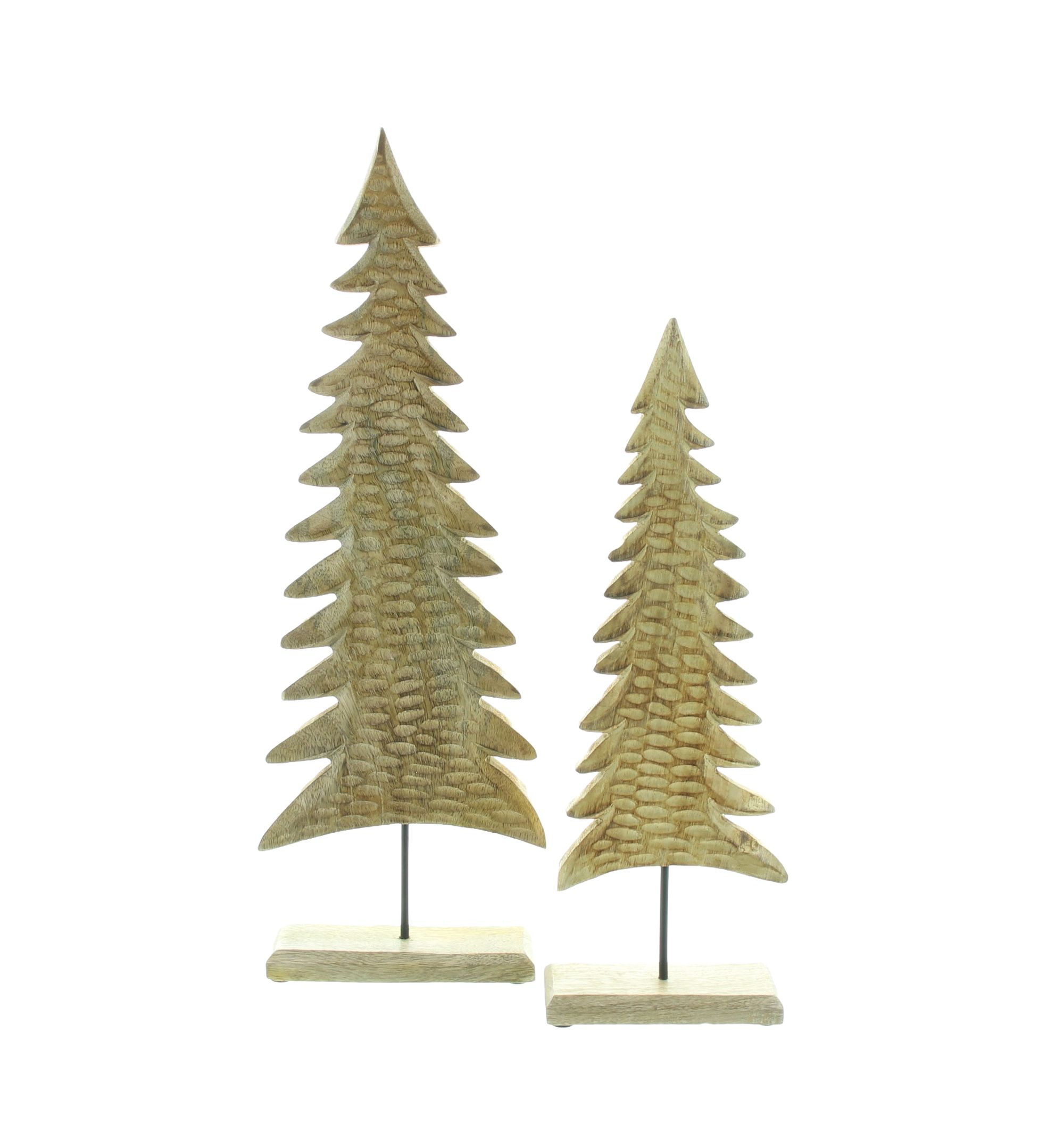 Acheter Sapin décoratif « Wood », lot de 2 dans la boutique en ligne de Frank Flechtwaren pour Sapins
