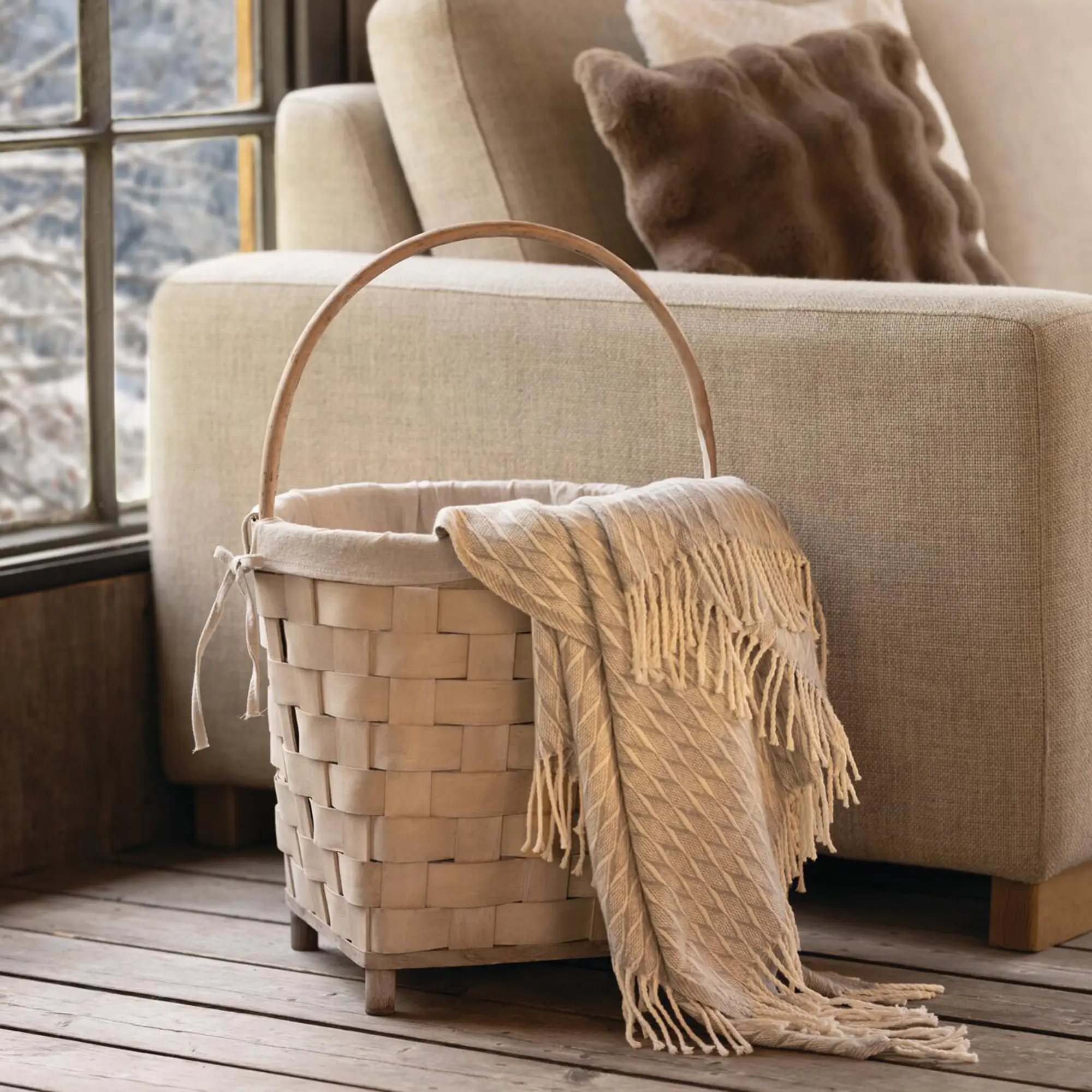 Acheter Panier à repassage « Holzspan »  dans la boutique en ligne de Frank Flechtwaren