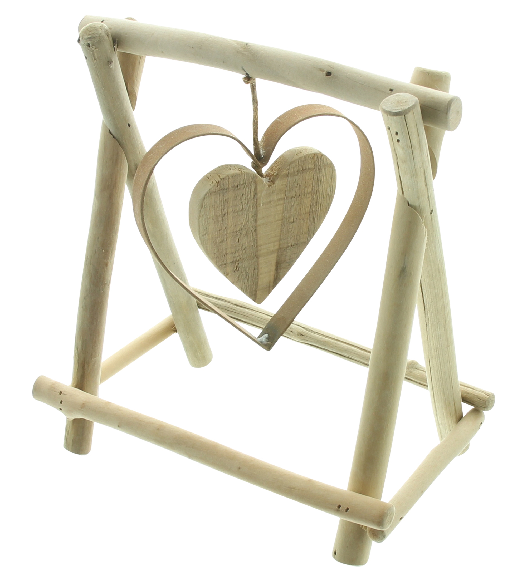 Acheter Décoration en bois "cœur qui swingue"  dans la boutique en ligne de Frank Flechtwaren pour Automne