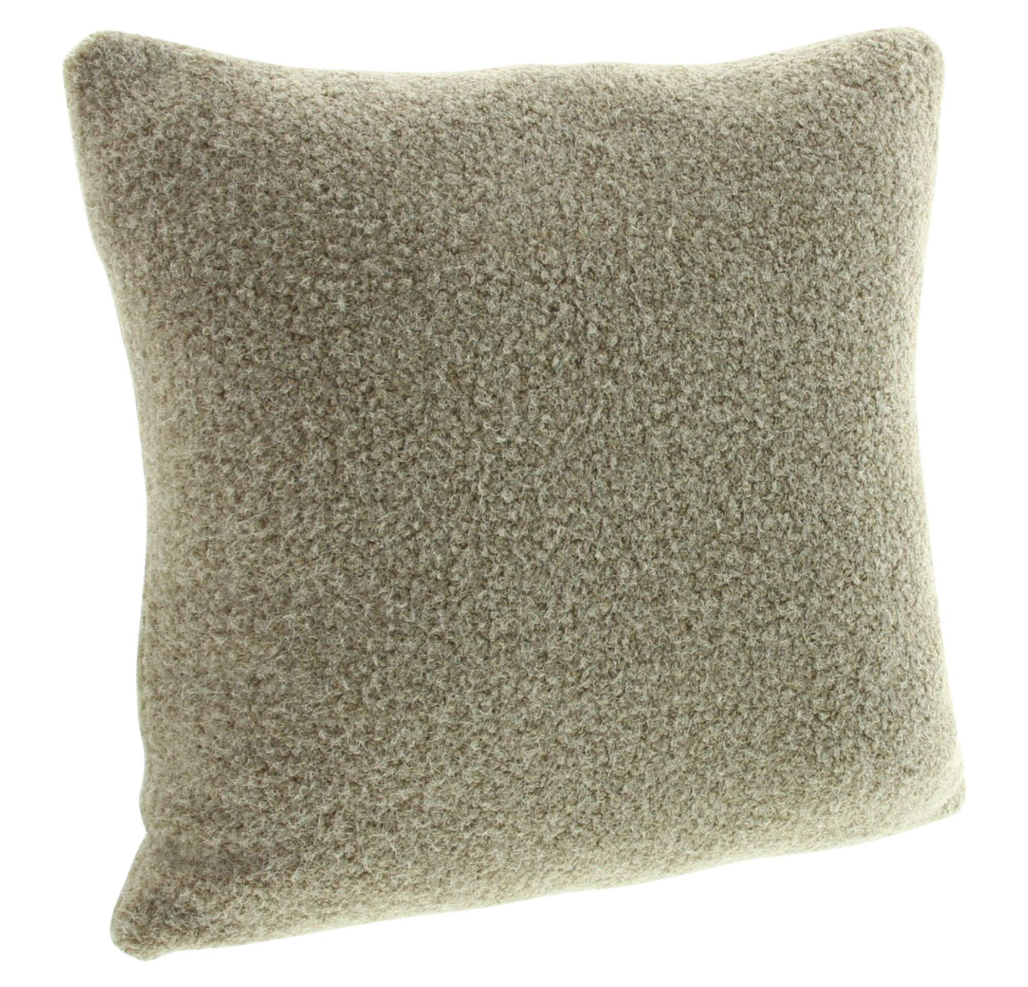 Acheter Housse de coussin « Effet laine beige » dans la boutique en ligne de Frank Flechtwaren pour Remplissages