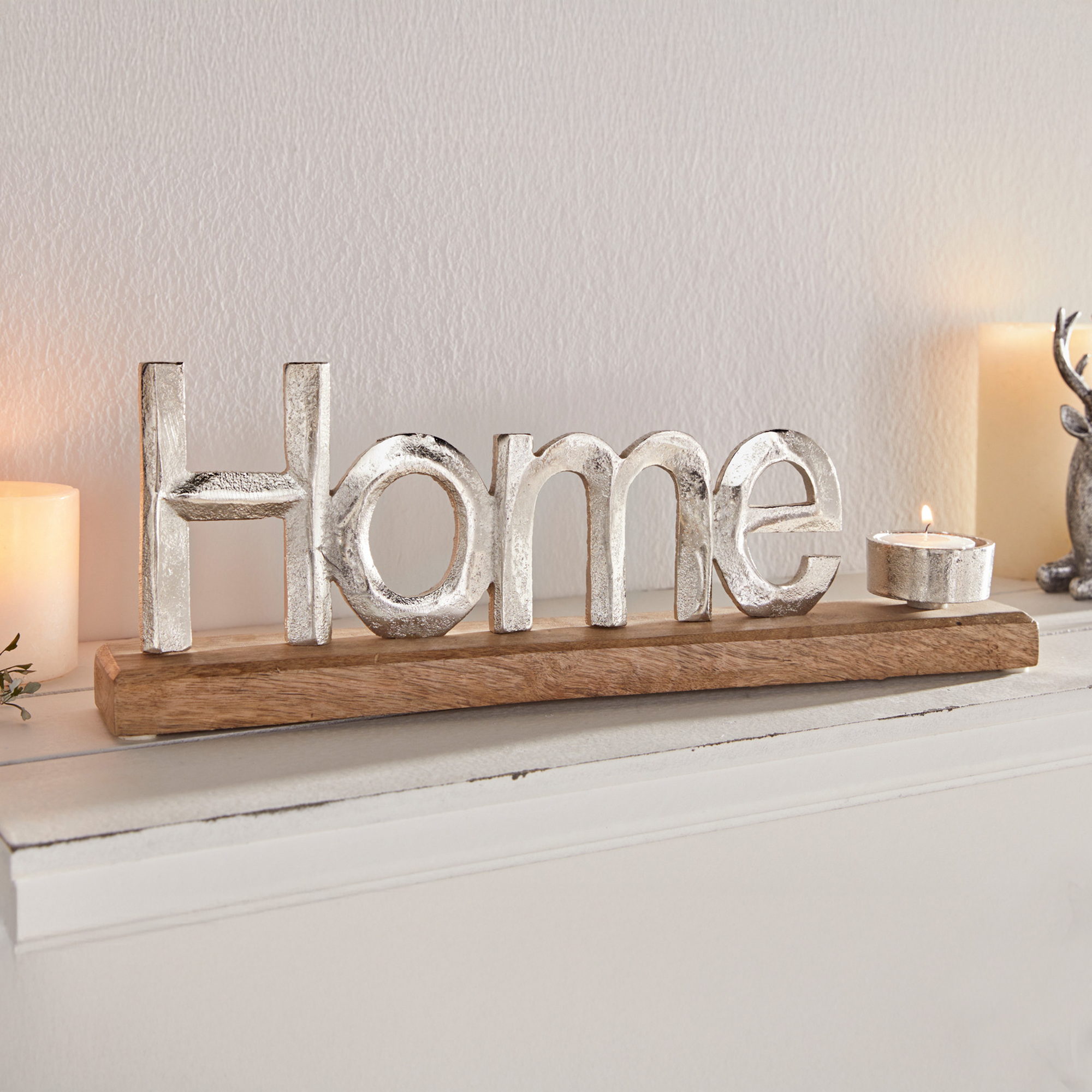 Acheter Bougeoir "Home"  dans la boutique en ligne de Frank Flechtwaren pour Décorations