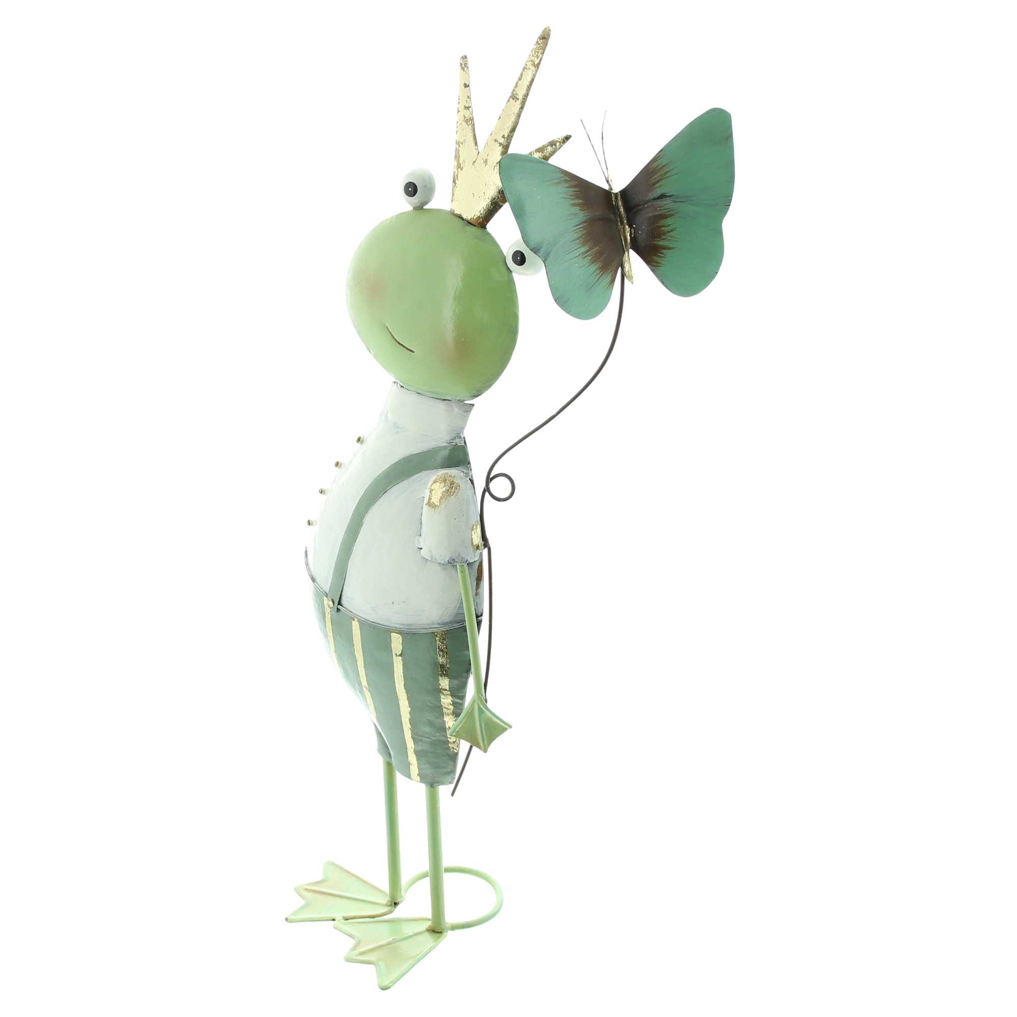 Acheter Figurine "grenouille avec papillon"  dans la boutique en ligne de Frank Flechtwaren pour Figurines de jardin