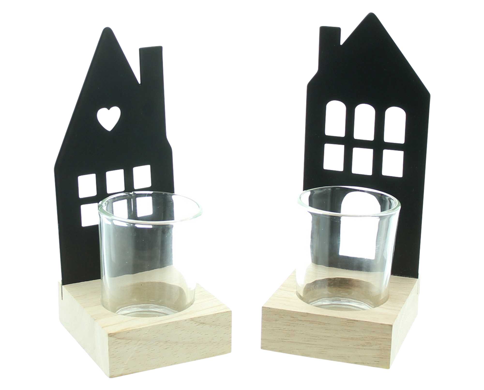 Acheter Lot de 2 photophores "maison"  dans la boutique en ligne de Frank Flechtwaren pour Pâques