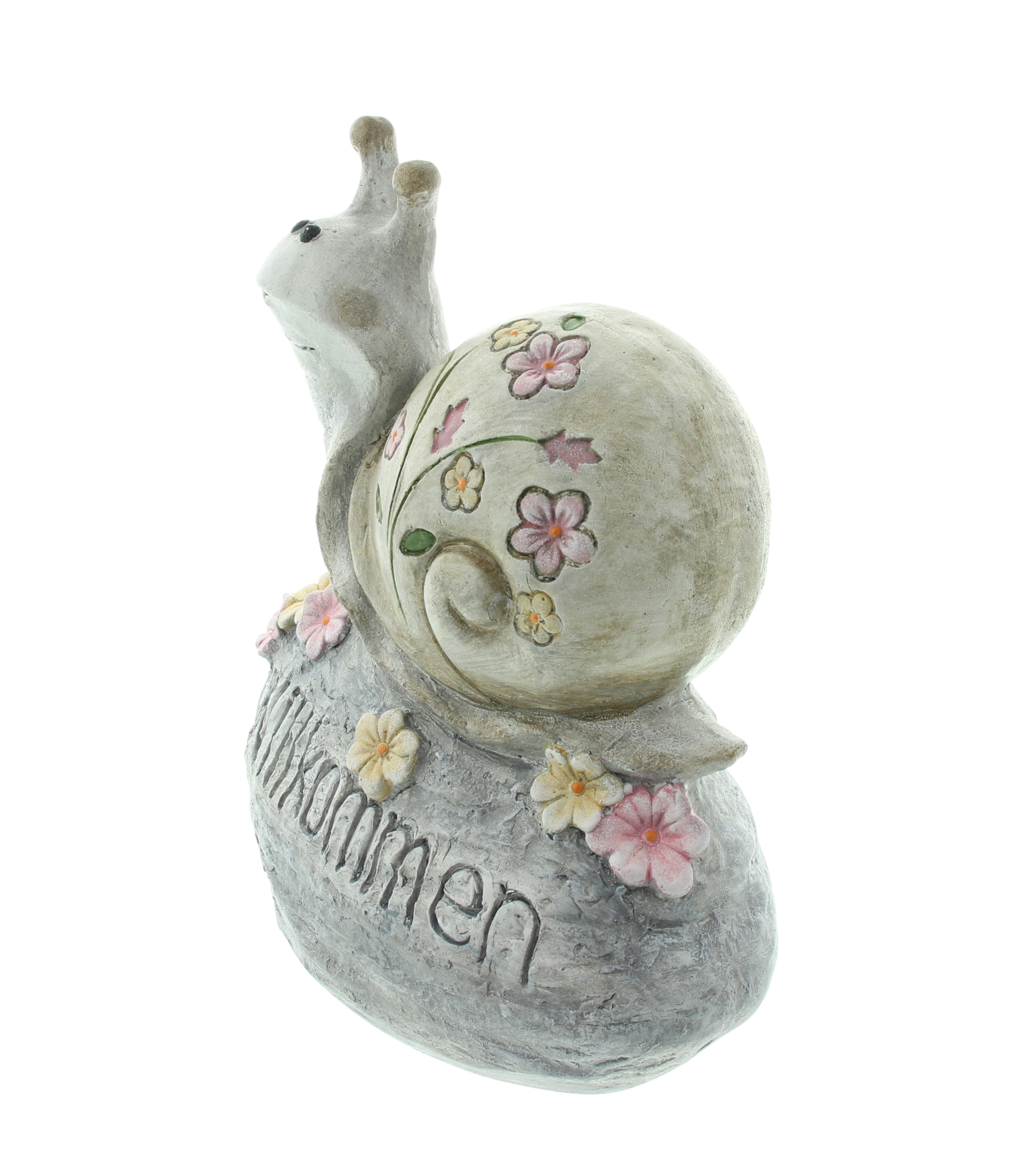 Acheter Escargot décoratif "Willkommen"  dans la boutique en ligne de Frank Flechtwaren pour Figurines de jardin