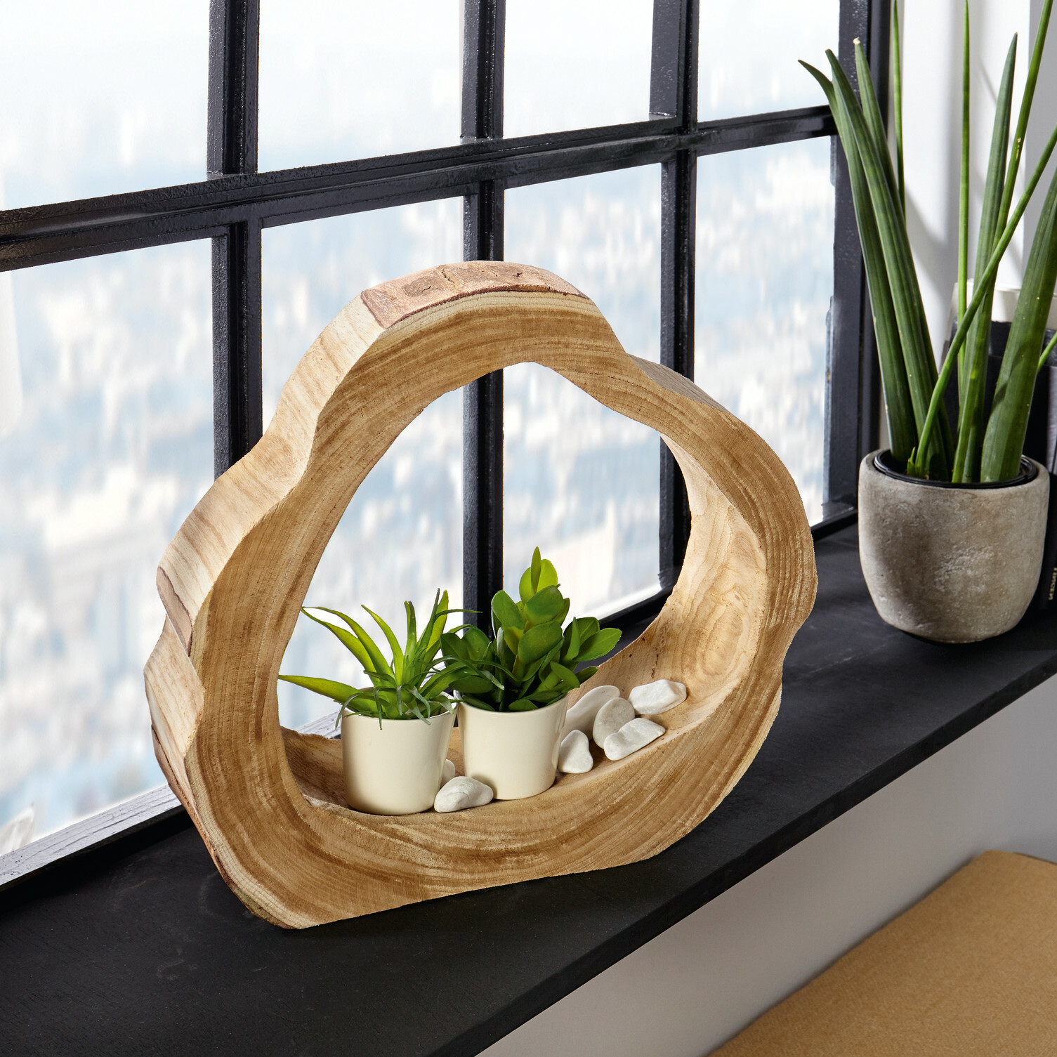 Acheter Décoration en bois "oeuvre d'art"  dans la boutique en ligne de Frank Flechtwaren