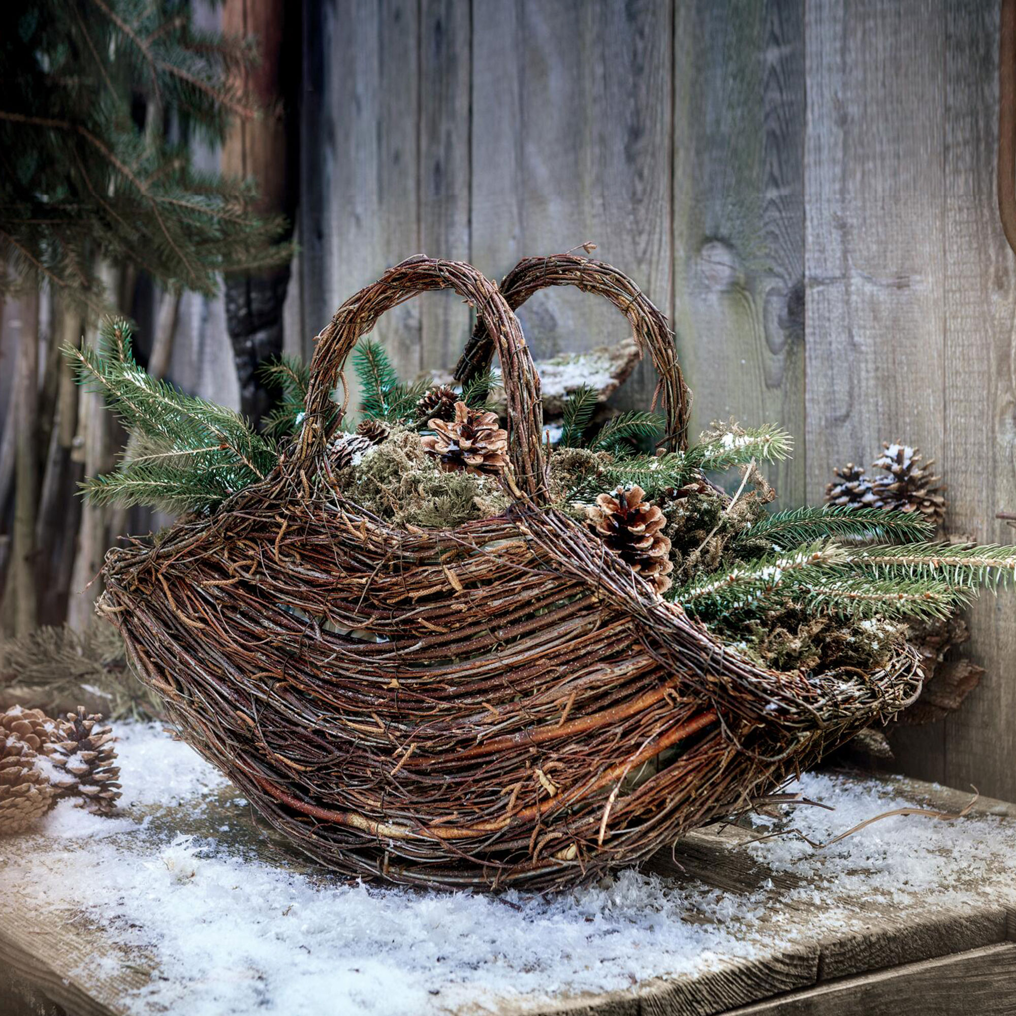 Acheter Panier à plantes "sac", grand  dans la boutique en ligne de Frank Flechtwaren