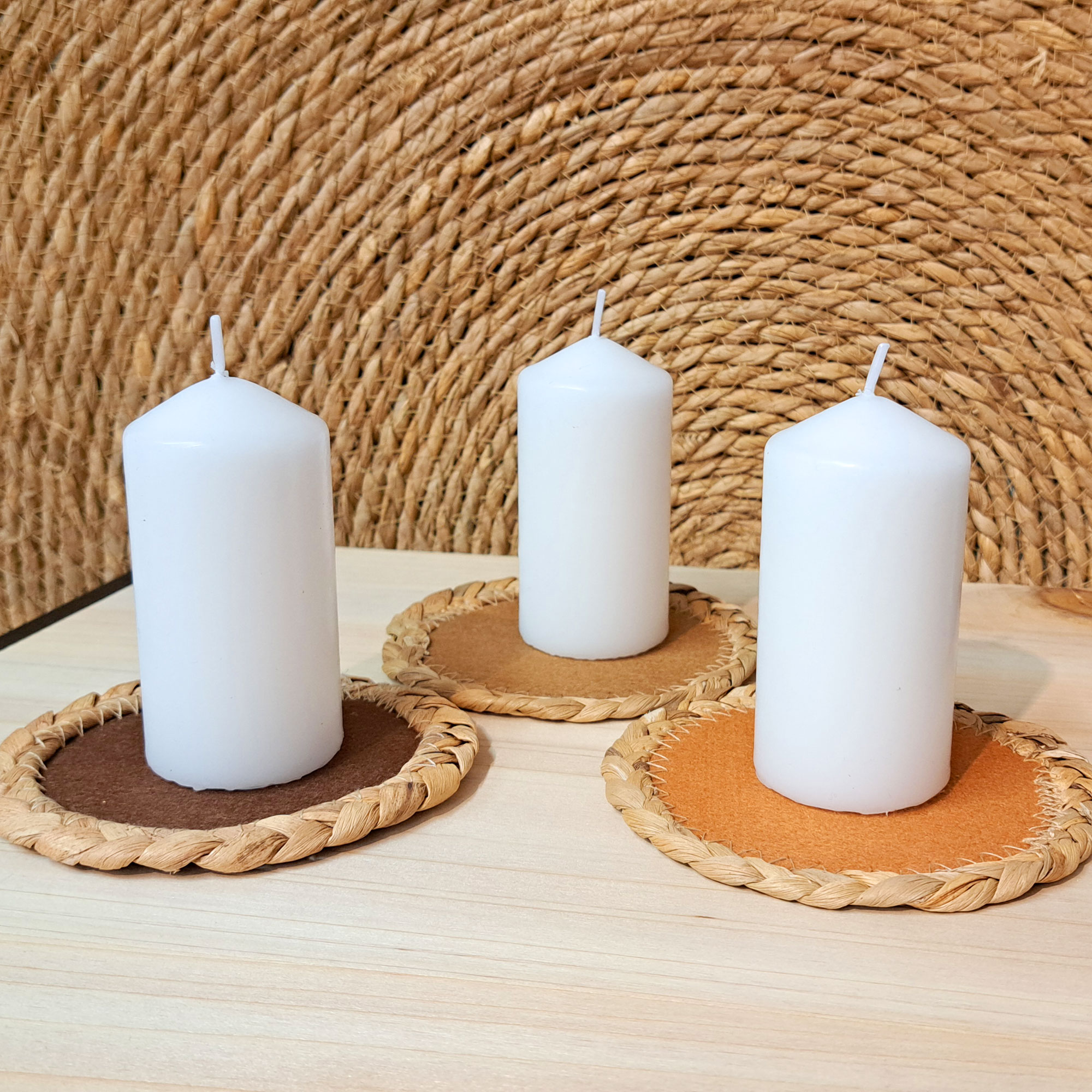 Acheter Lot de 4 bougies "classique"  dans la boutique en ligne de Frank Flechtwaren