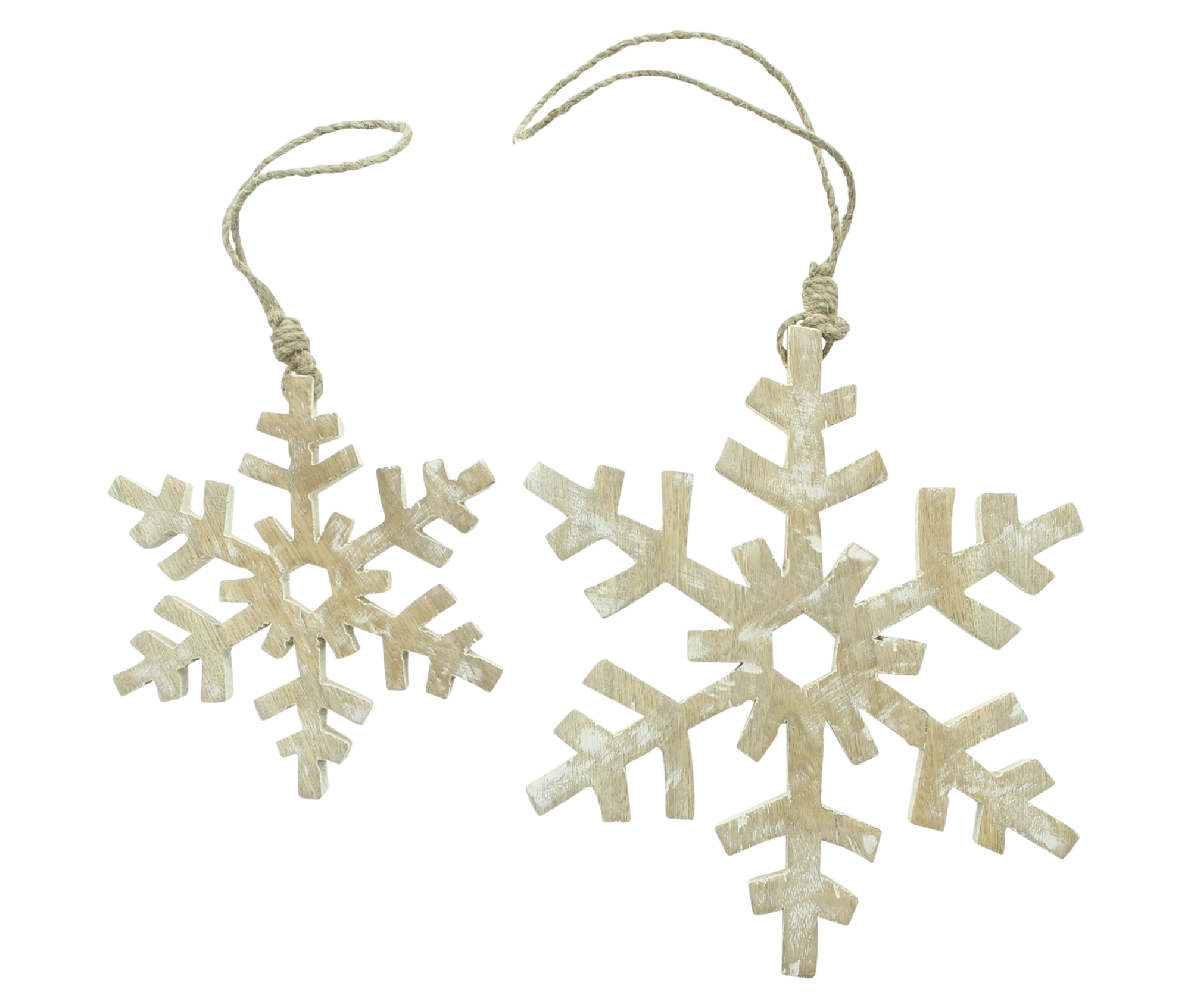 Acheter Lot de 2 suspensions "flocon de neige"  dans la boutique en ligne de Frank Flechtwaren pour Nouvel arrivage