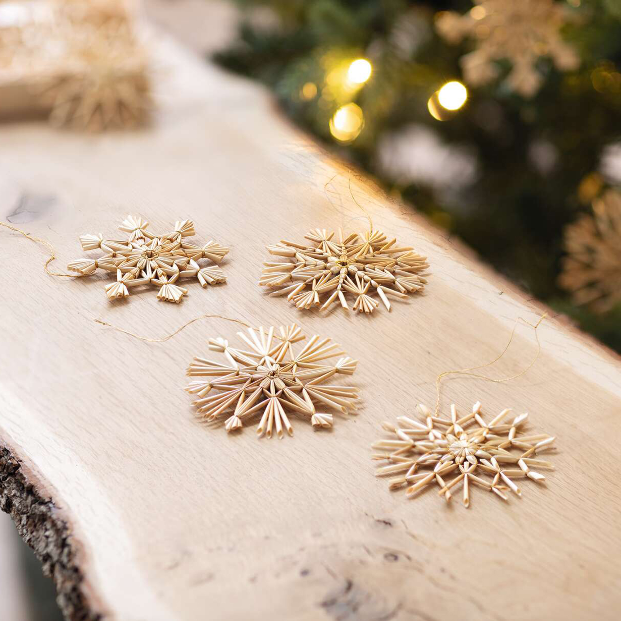 Acheter Lot de 20 étoiles en paille "Tradition"  dans la boutique en ligne de Frank Flechtwaren