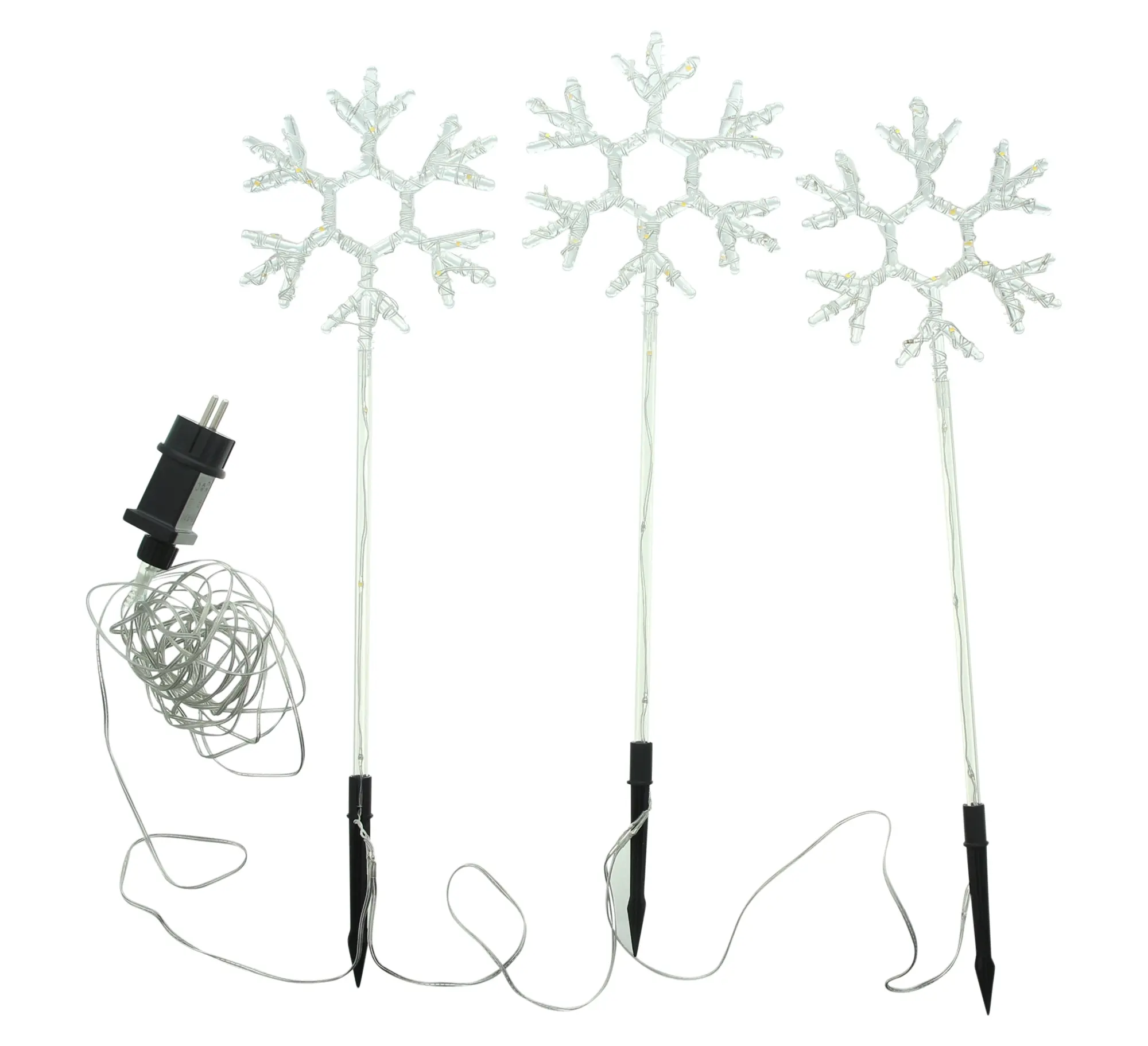 Acheter Pics LED "flocon de neige"  dans la boutique en ligne de Frank Flechtwaren pour Décoration de table LED