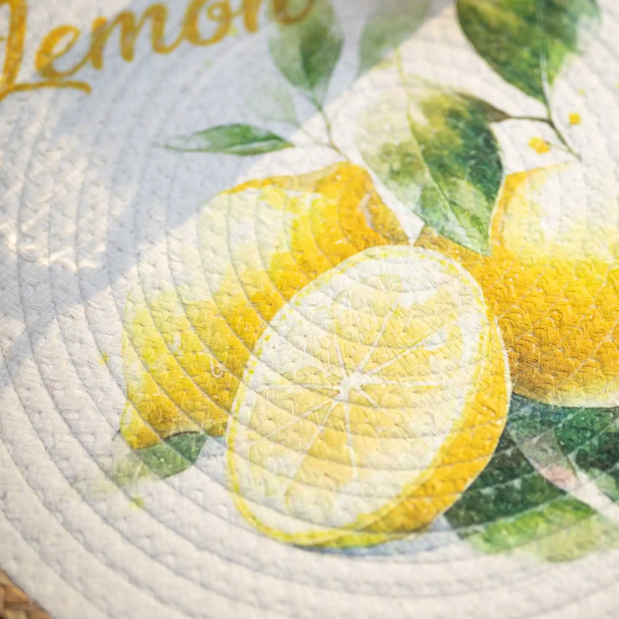 Acheter Lot de 2 Sets de table "Citron"  dans la boutique en ligne de Frank Flechtwaren pour Sets de table