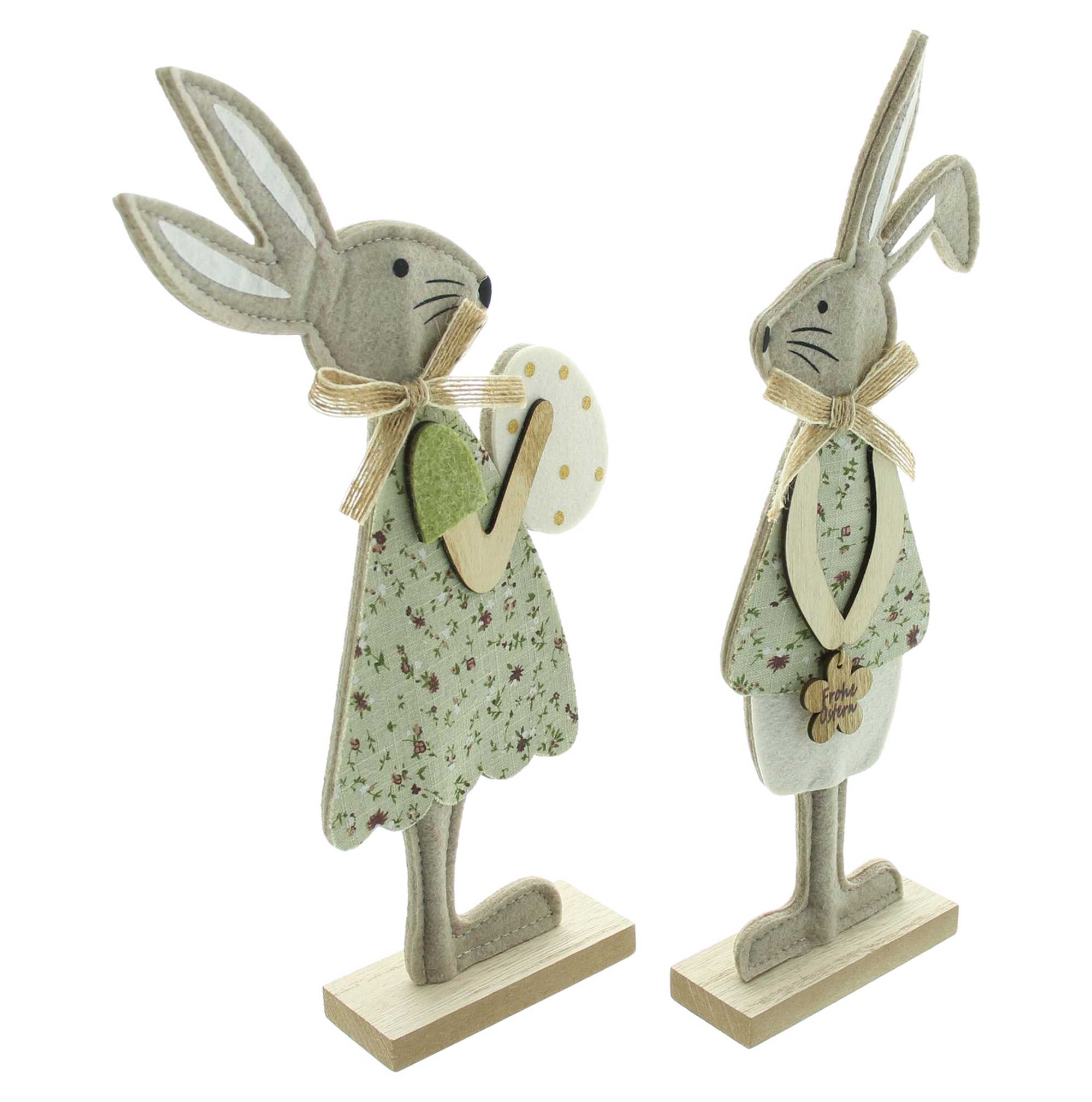 Acheter Lot de 2 lapins "Pretty"  dans la boutique en ligne de Frank Flechtwaren pour Lapin &amp; co