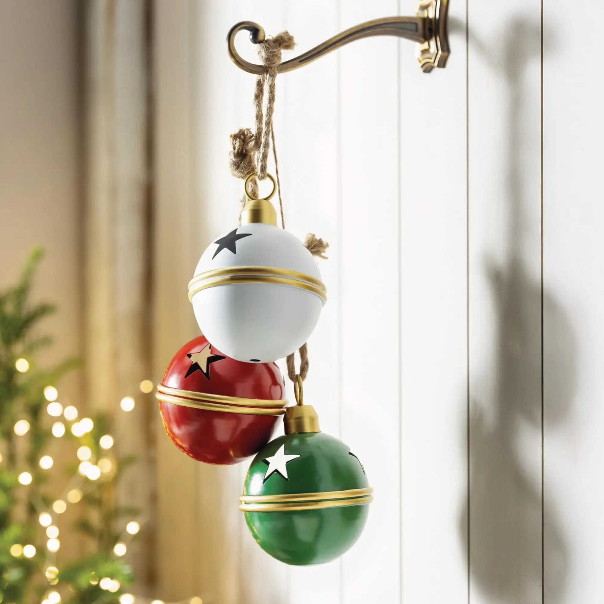 Acheter Cloche de Noël « Étoiles », lot de 3 dans la boutique en ligne de Frank Flechtwaren