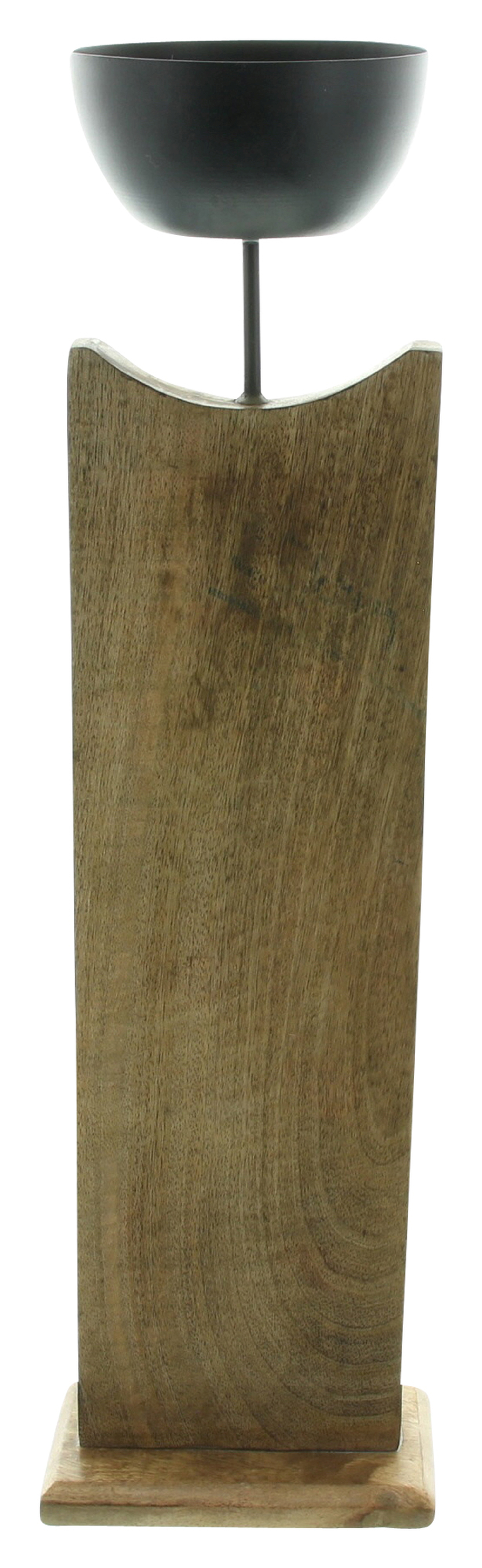 Acheter Bougeoir "colonne en bois"  dans la boutique en ligne de Frank Flechtwaren pour Noël