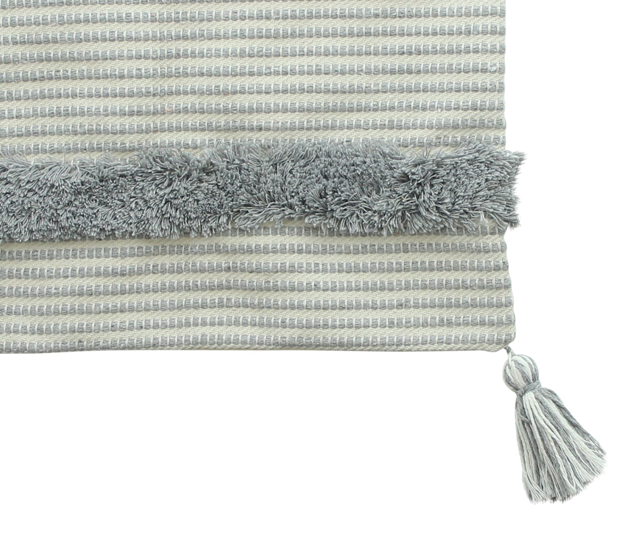 Acheter Housse de coussin avec glands "Stripes"  dans la boutique en ligne de Frank Flechtwaren pour Remplissages