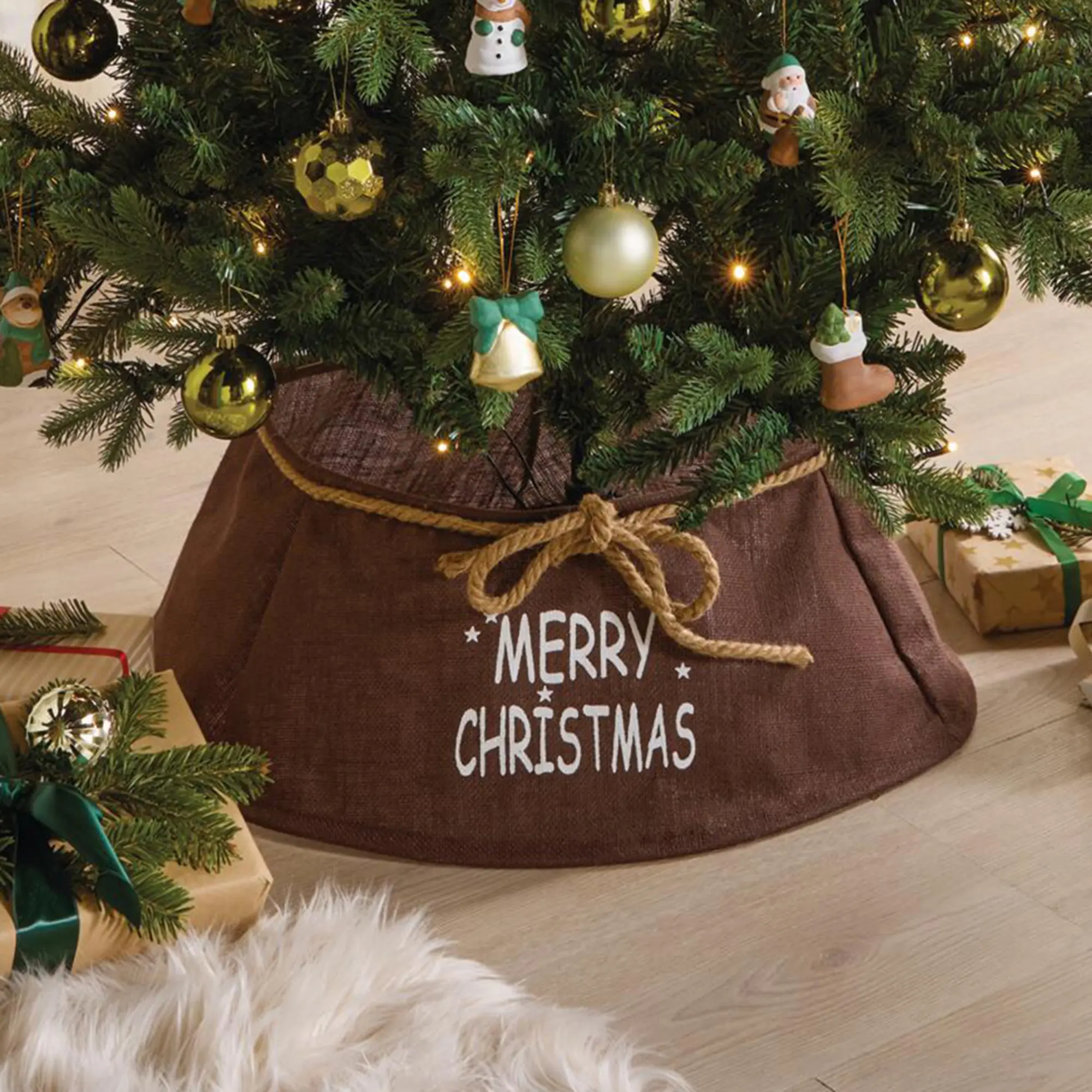 Acheter Cercle pour sapin de Noël « Merry Christmas » dans la boutique en ligne de Frank Flechtwaren