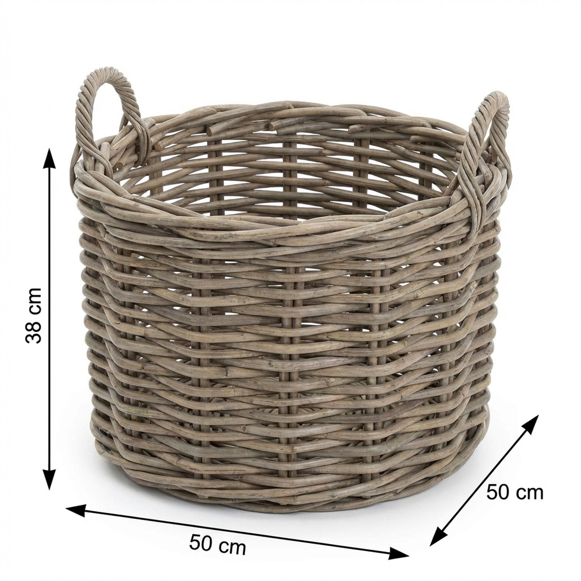 Acheter Corbeille en rotin "Aspect rustique"  dans la boutique en ligne de Frank Flechtwaren pour Inas La vie à la campagne d'Inas